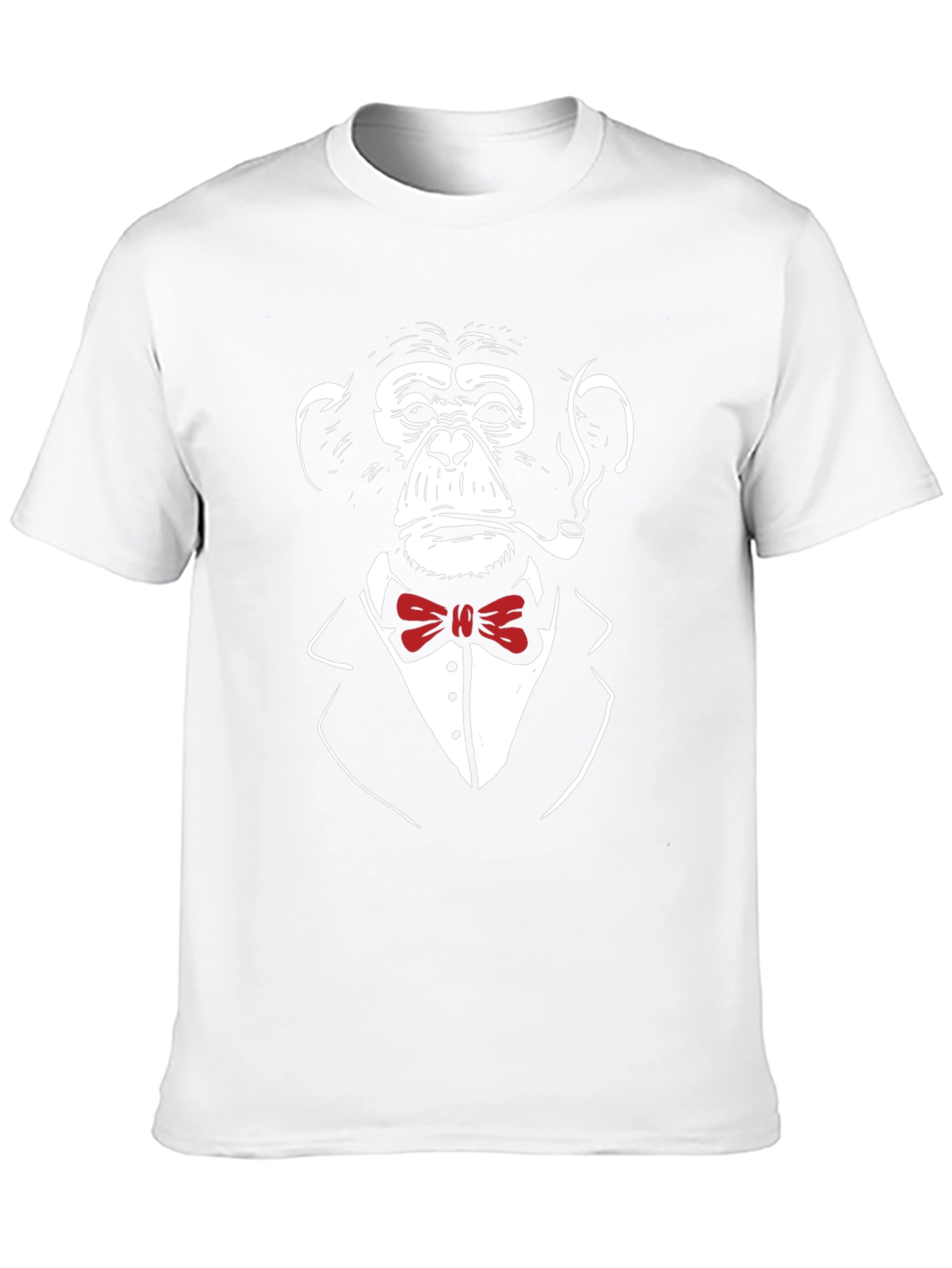 Chimpanzee in Suit T-Shirt - Cool Monkey Bowtie Tee