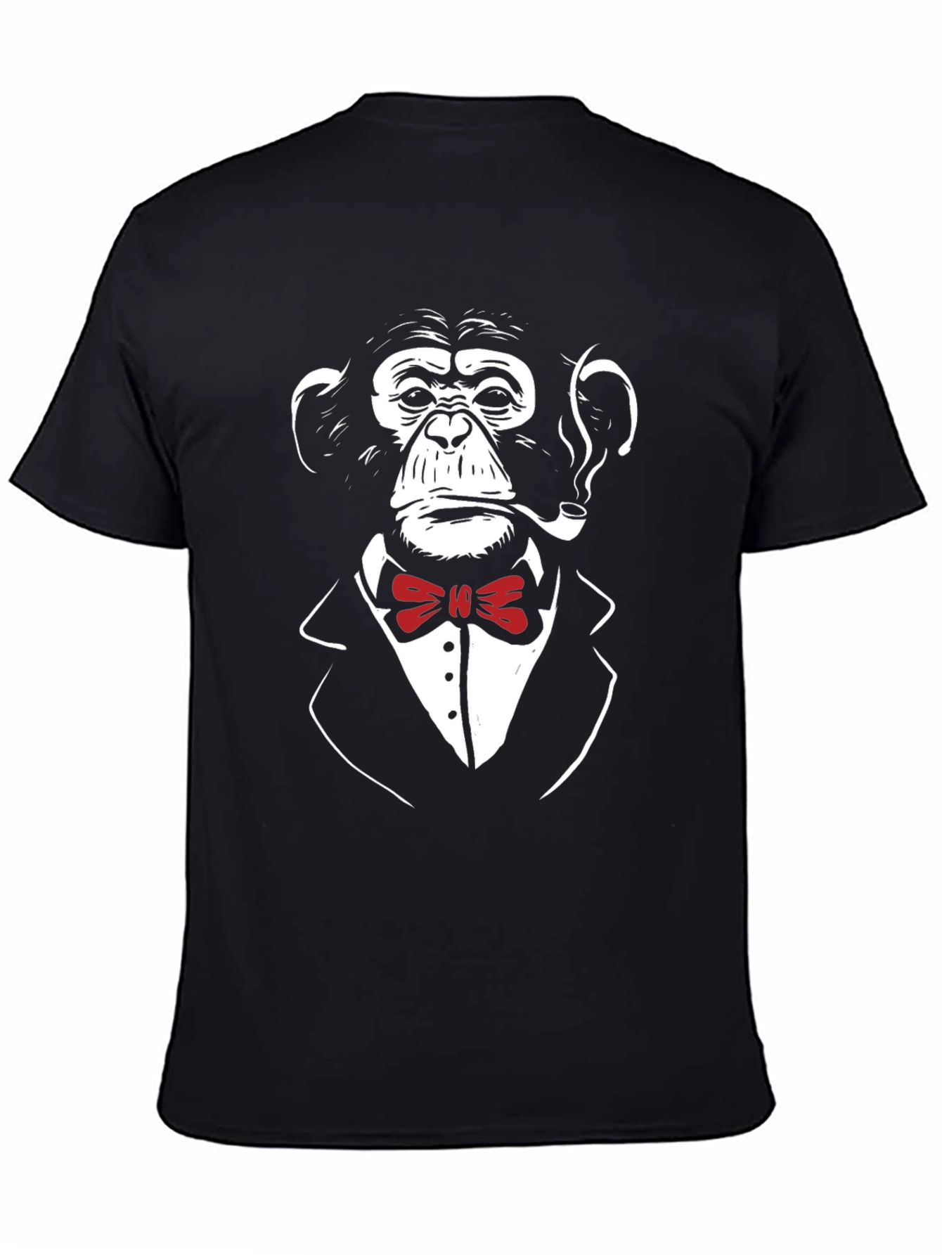 Chimpanzee in Suit T-Shirt - Cool Monkey Bowtie Tee