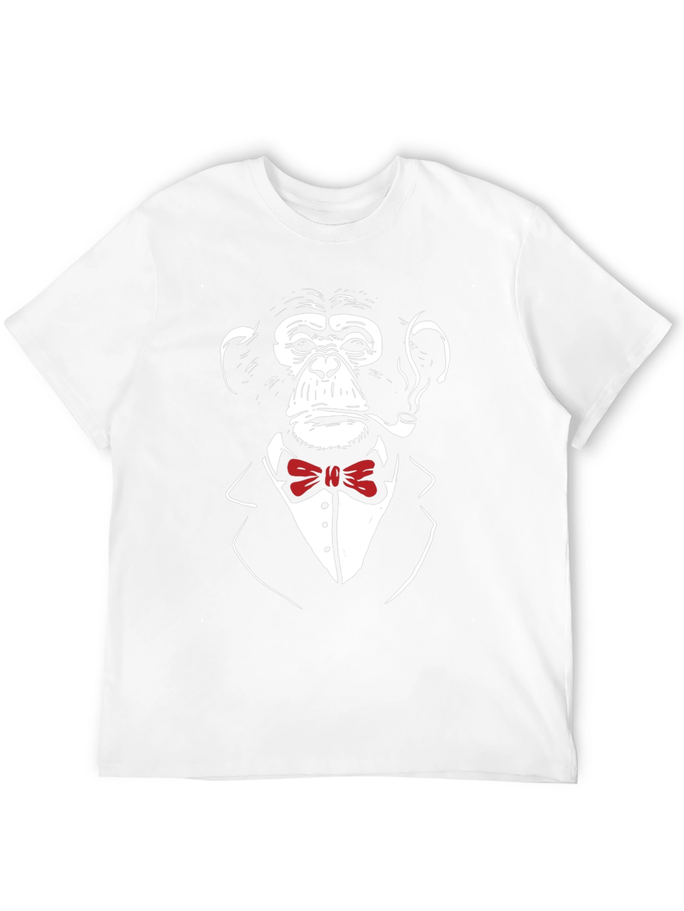 Chimpanzee in Suit T-Shirt - Cool Monkey Bowtie Tee