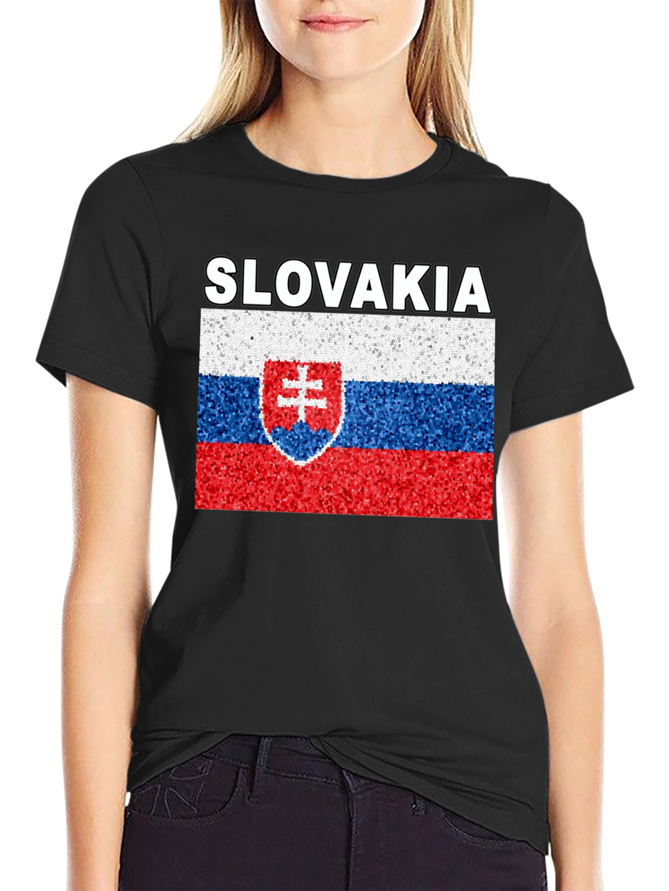 Slovakia Flag Graphic T-Shirt