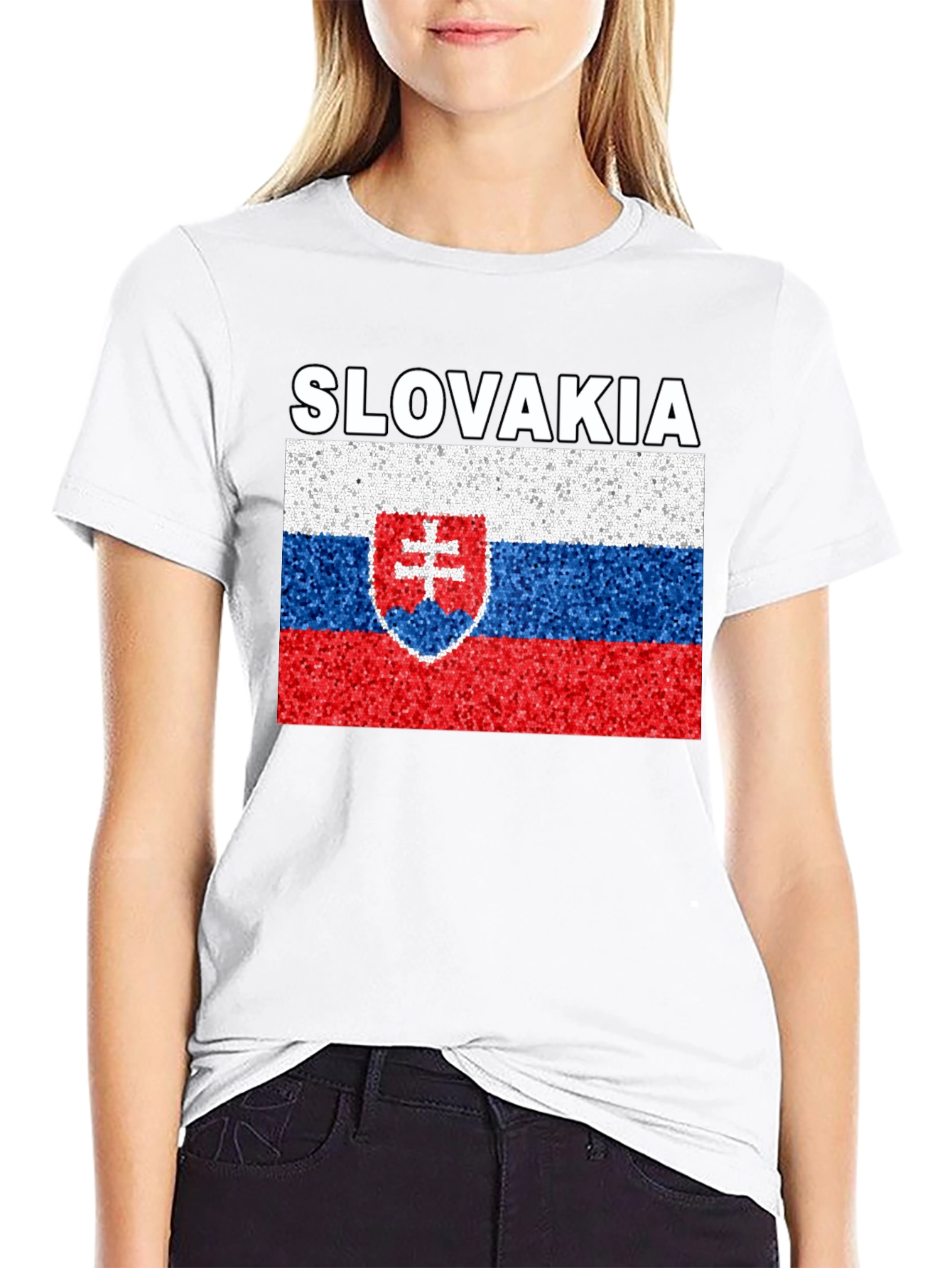 Slovakia Flag Graphic T-Shirt
