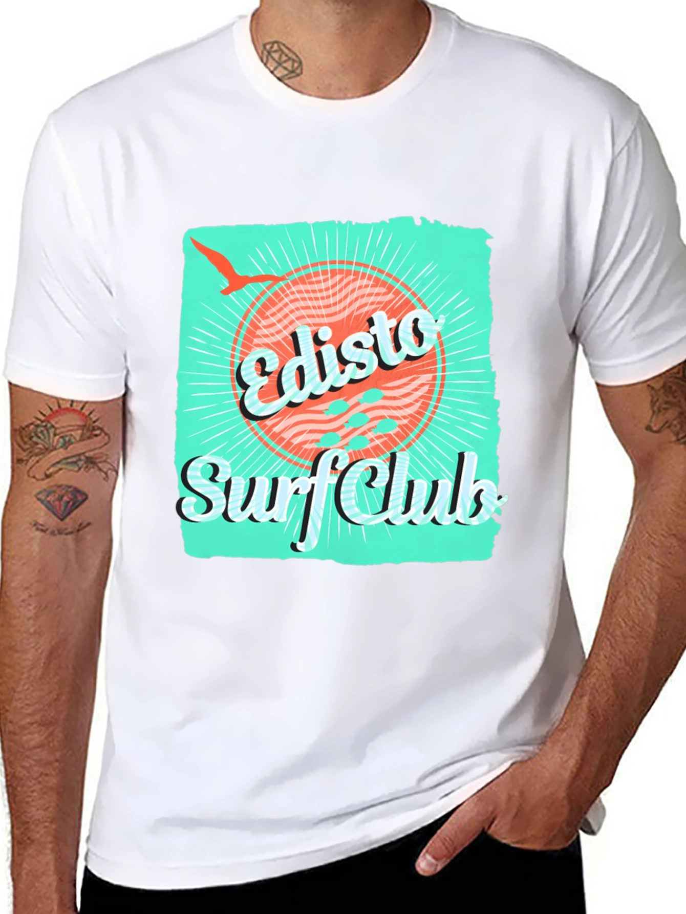 Edisto Surf Club Graphic Tee - Beach Vibes