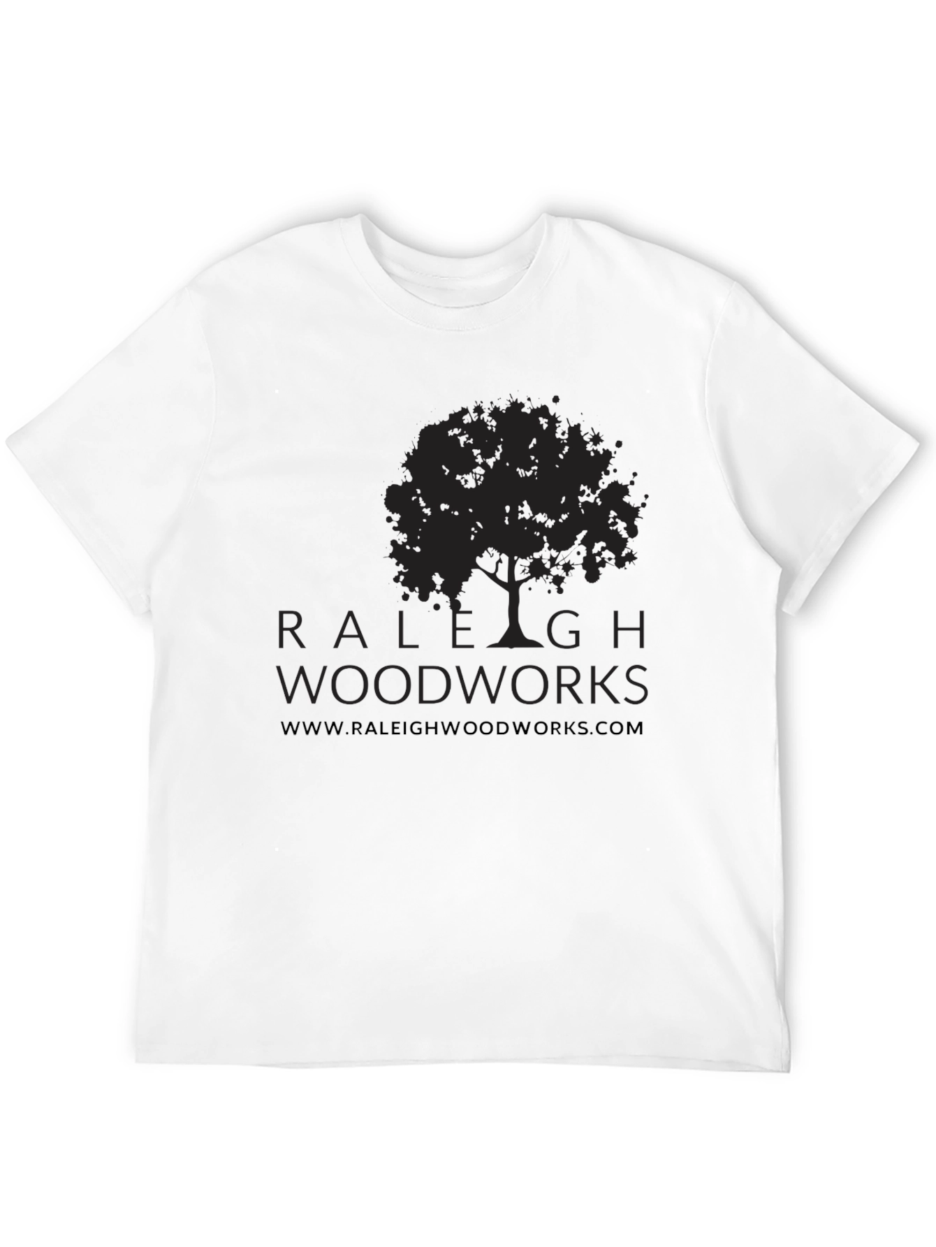 Raleigh Woodworks Black Graphic Tee