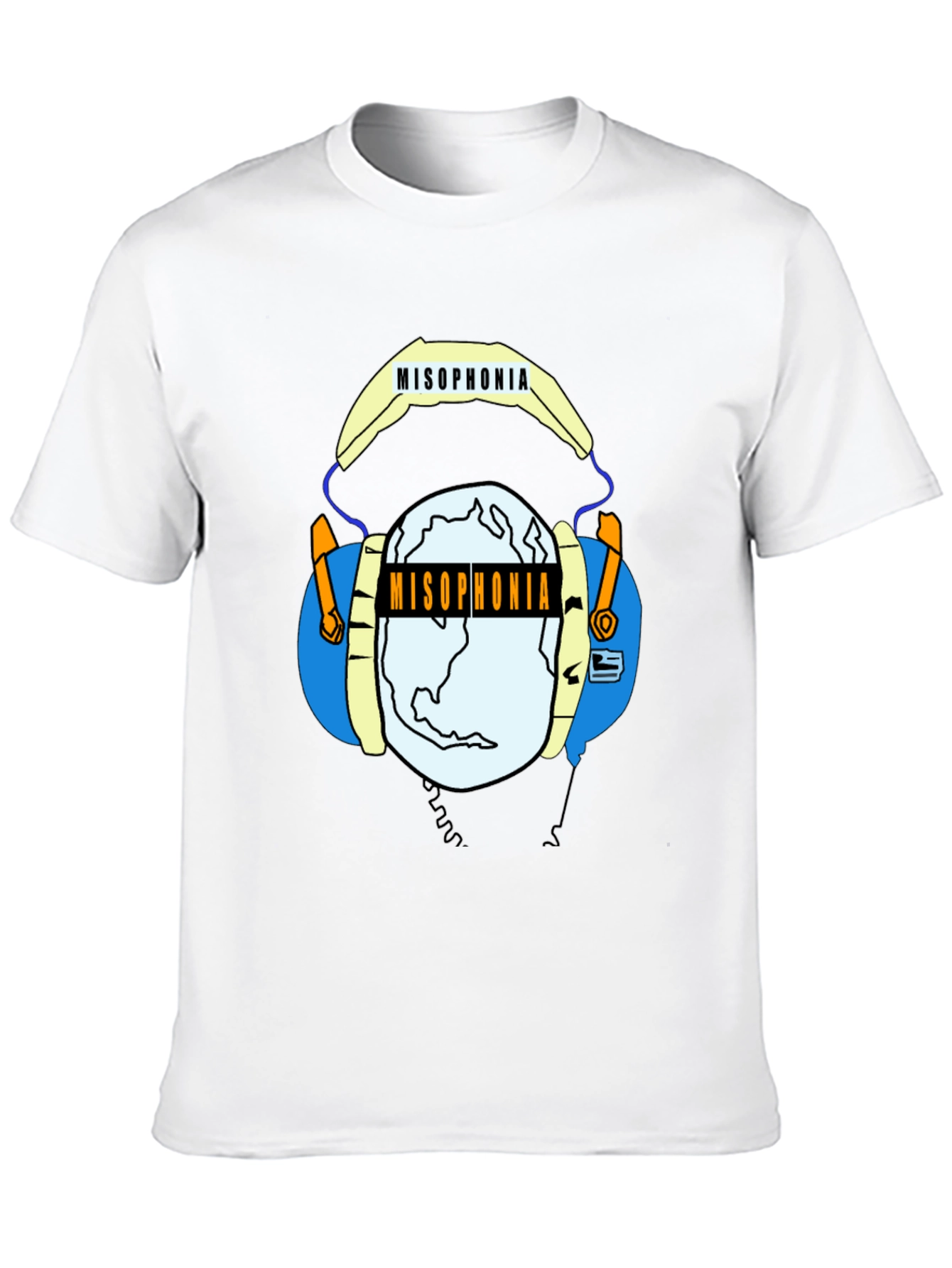Misophonia Graphic Tee - Black Crew Neck