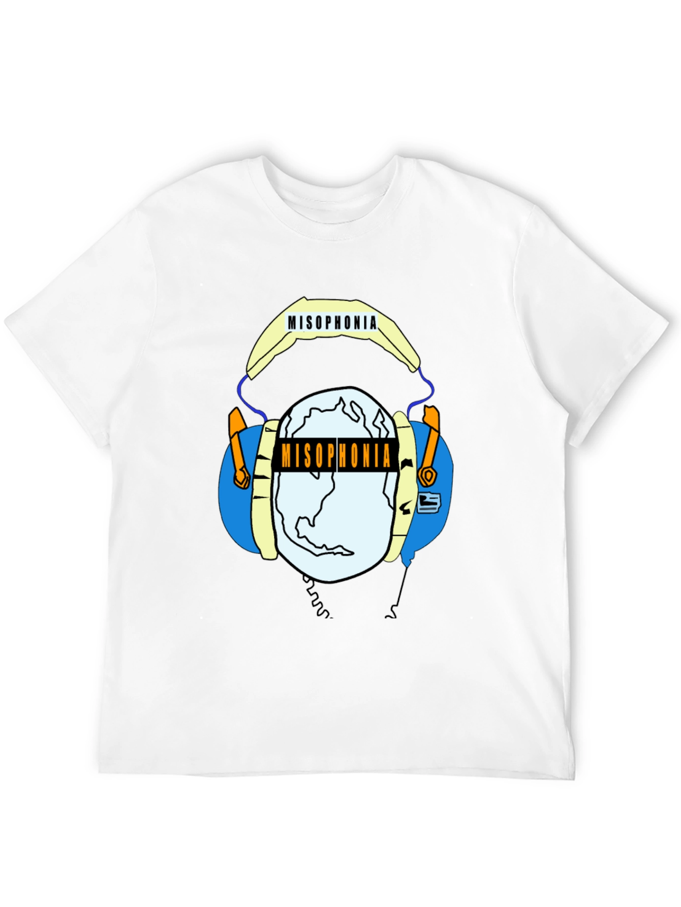 Misophonia Graphic Tee - Black Crew Neck