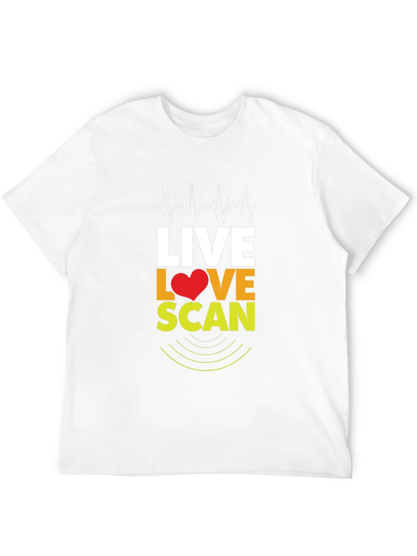 Live Love Scan T-Shirt - Medical Profession Apparel
