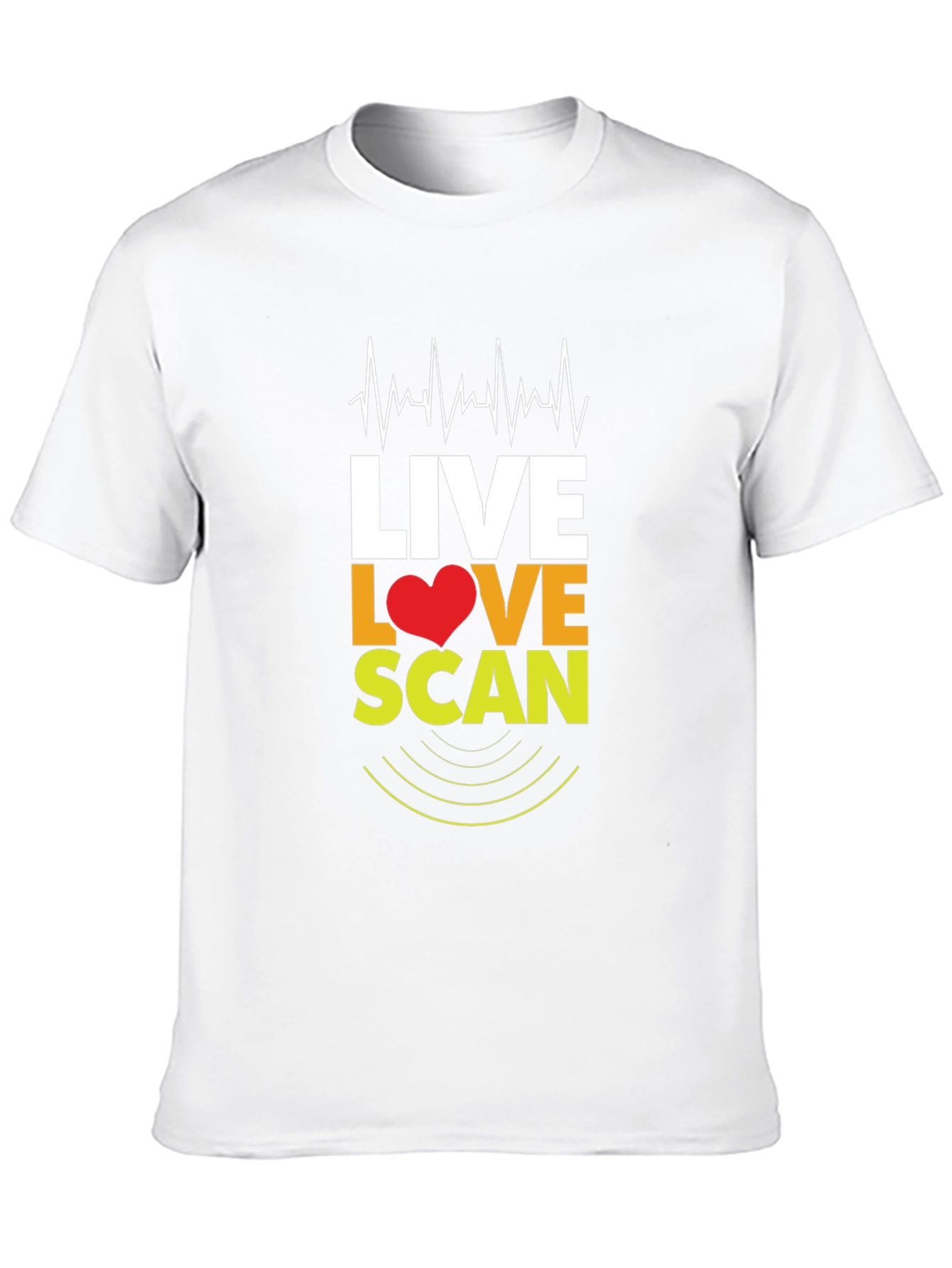 Live Love Scan T-Shirt - Medical Profession Apparel