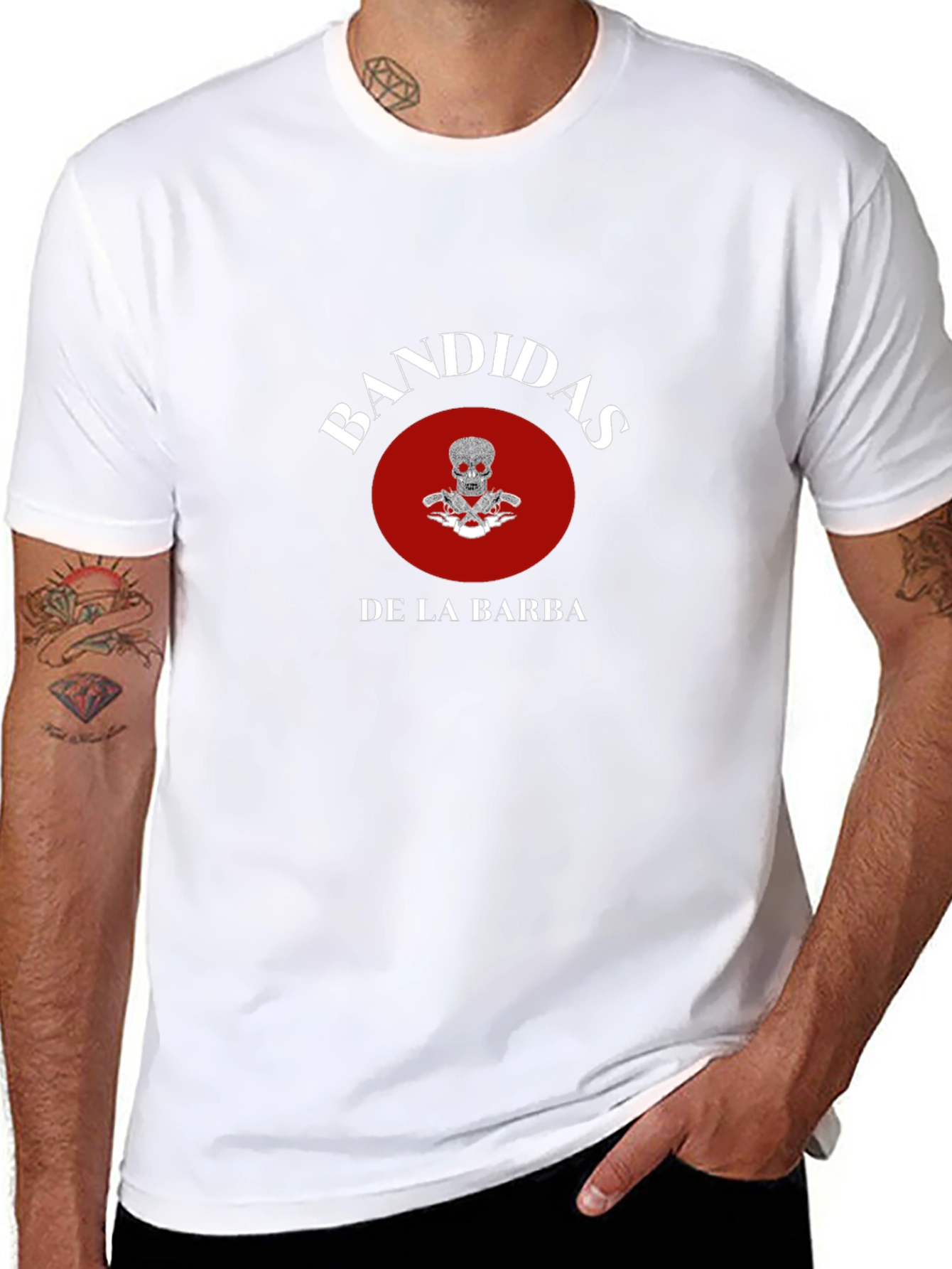 Bandidas De La Barba Graphic Tee - Black