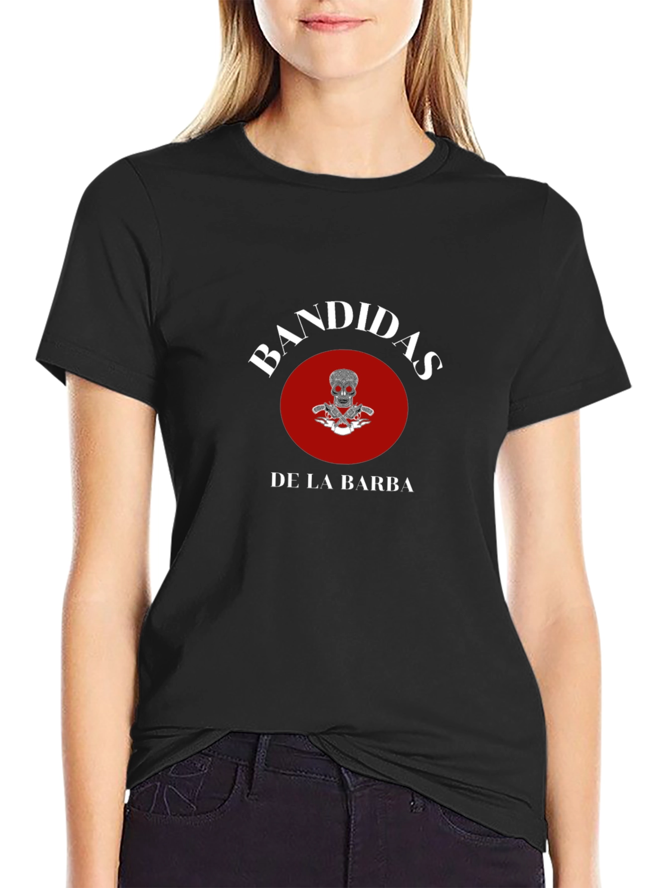 Bandidas De La Barba Graphic Tee - Black