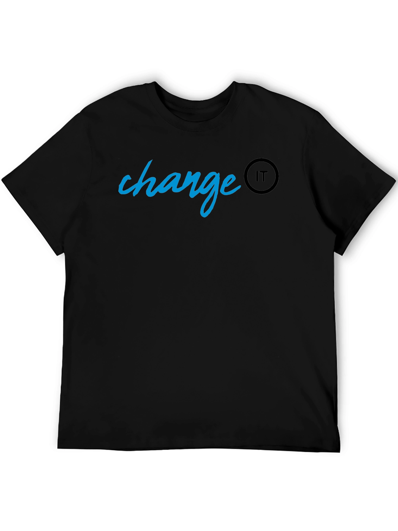 Change IT Black T-Shirt - Stylish Casual Wear