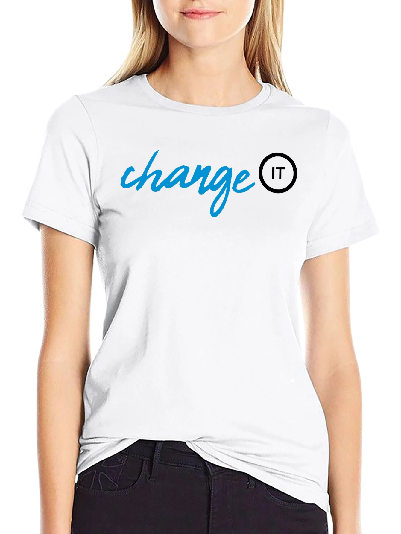 Change IT Black T-Shirt - Stylish Casual Wear