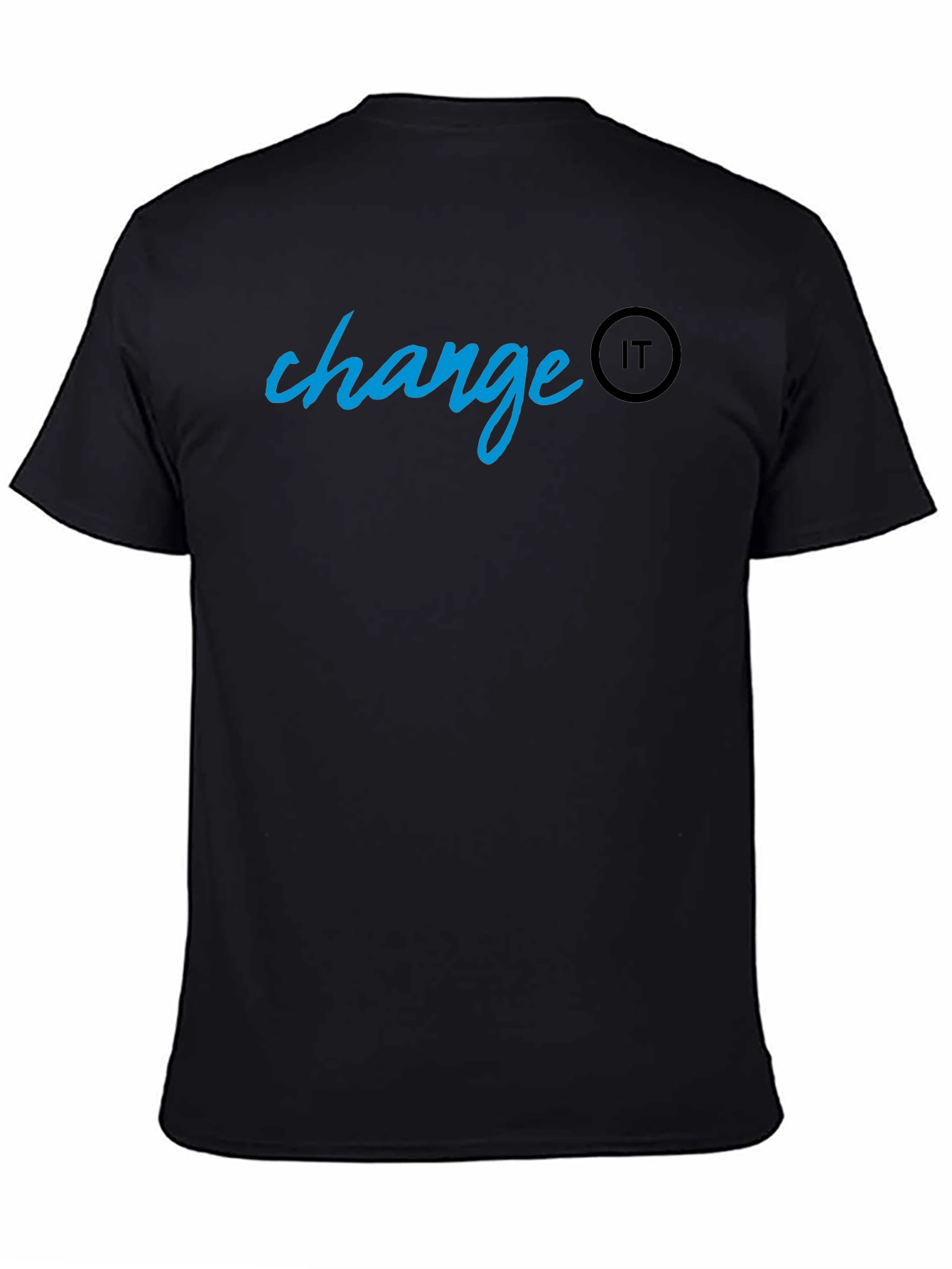 Change IT Black T-Shirt - Stylish Casual Wear