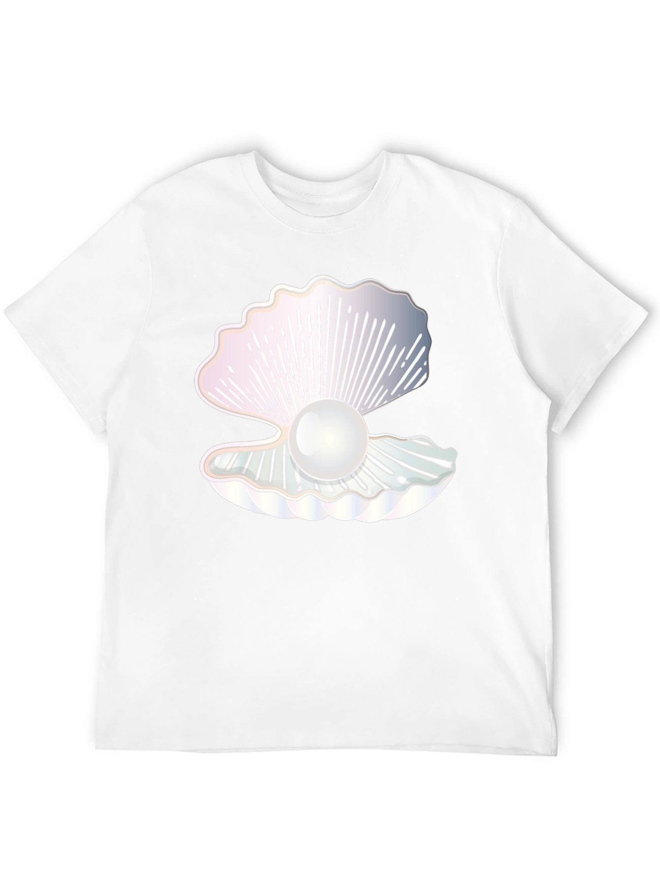 Oyster Pearl Graphic Black T-Shirt