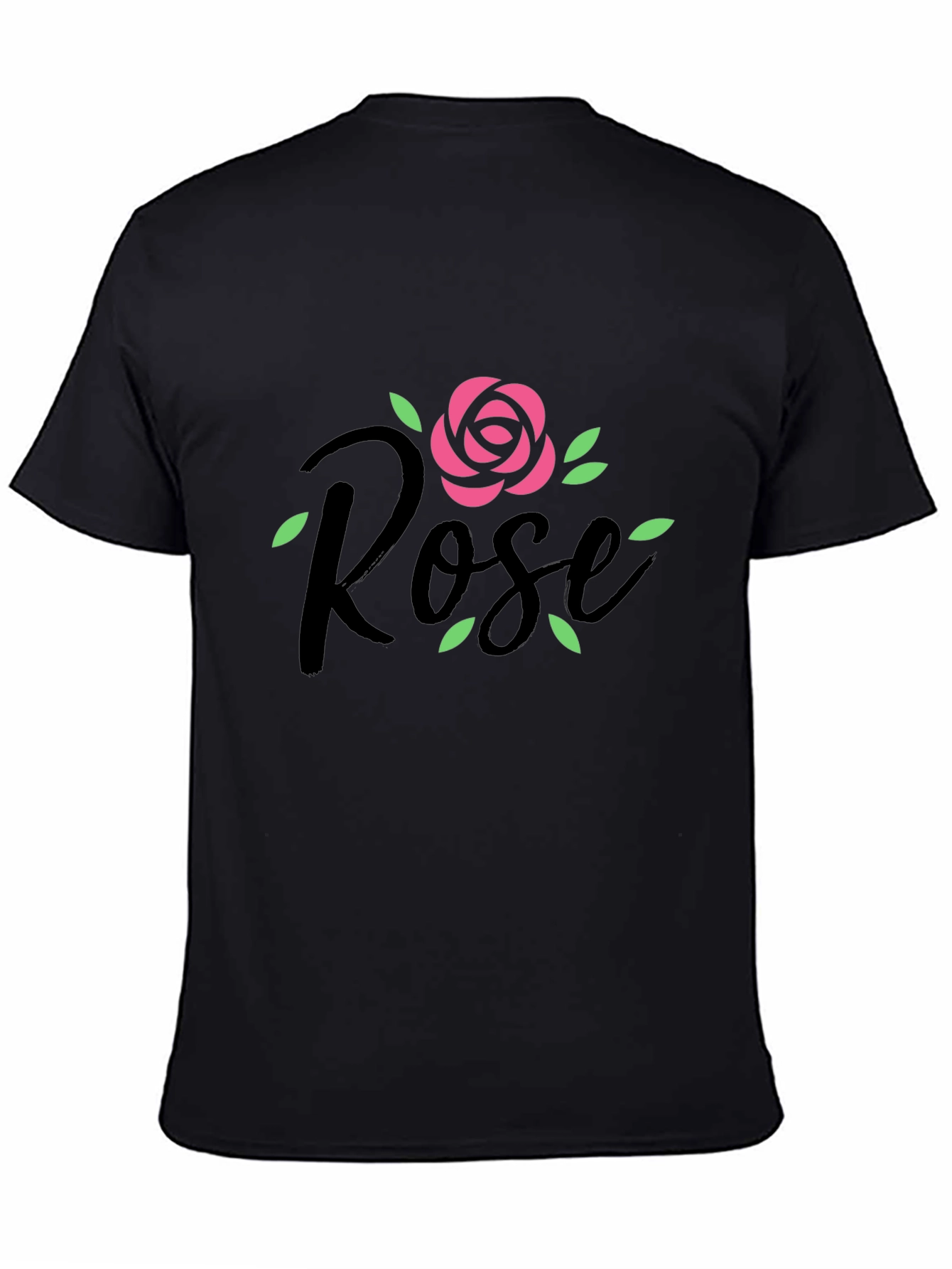 Black Rose Graphic Tee - Stylish Casual Wear