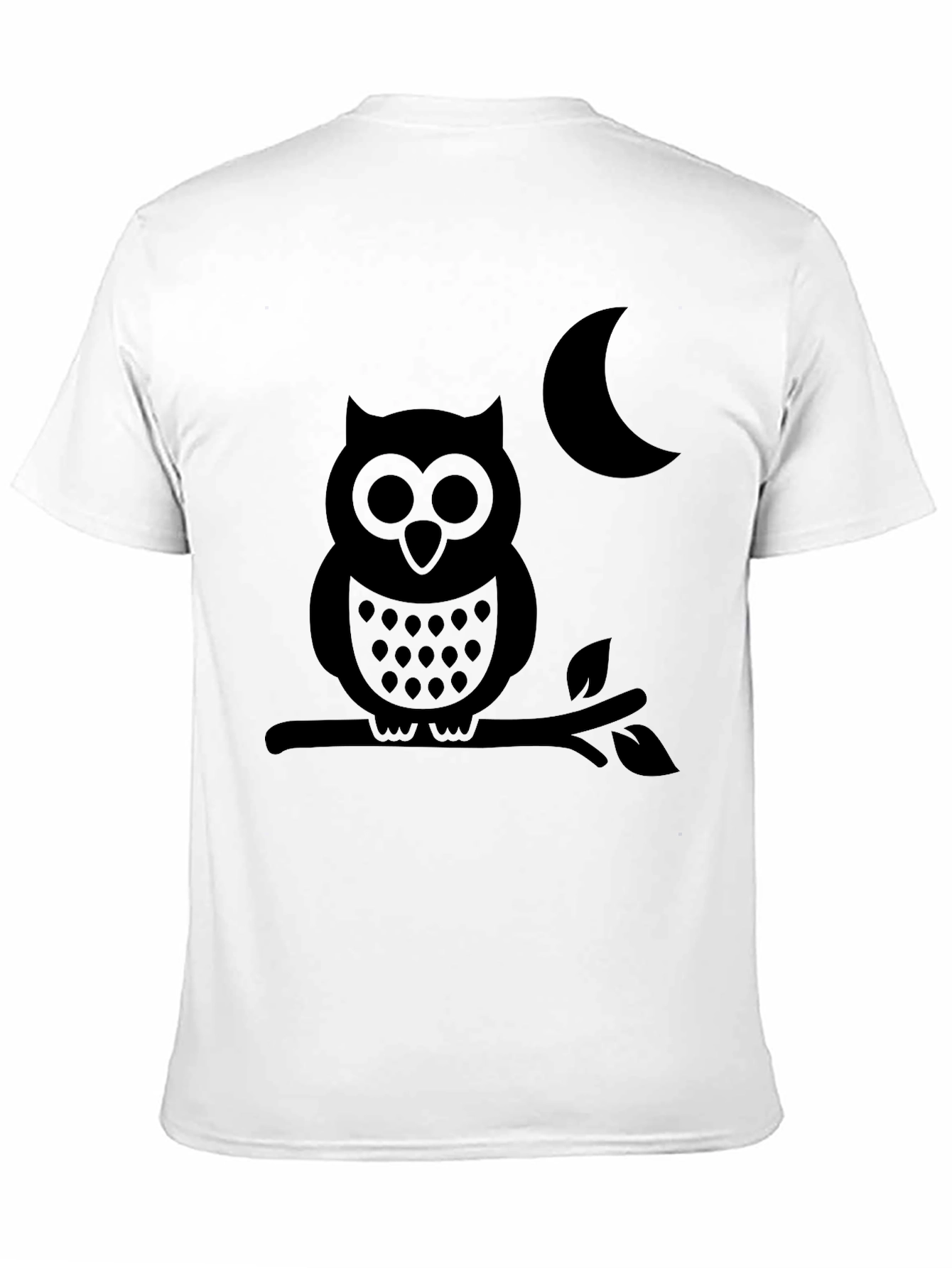 Owl & Moon Black T-Shirt