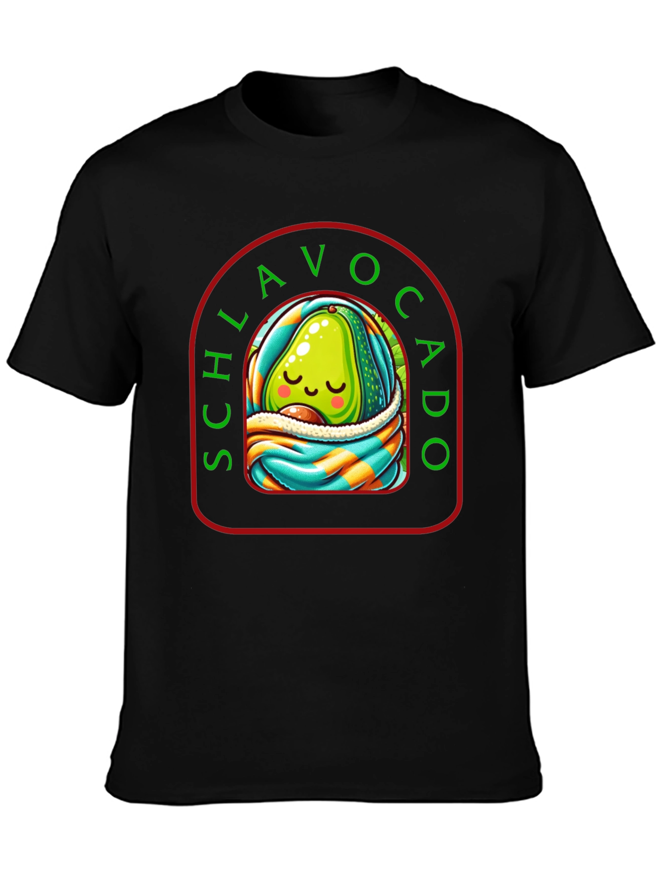 Schlavocado T-Shirt - Cute Sleeping Avocado Tee