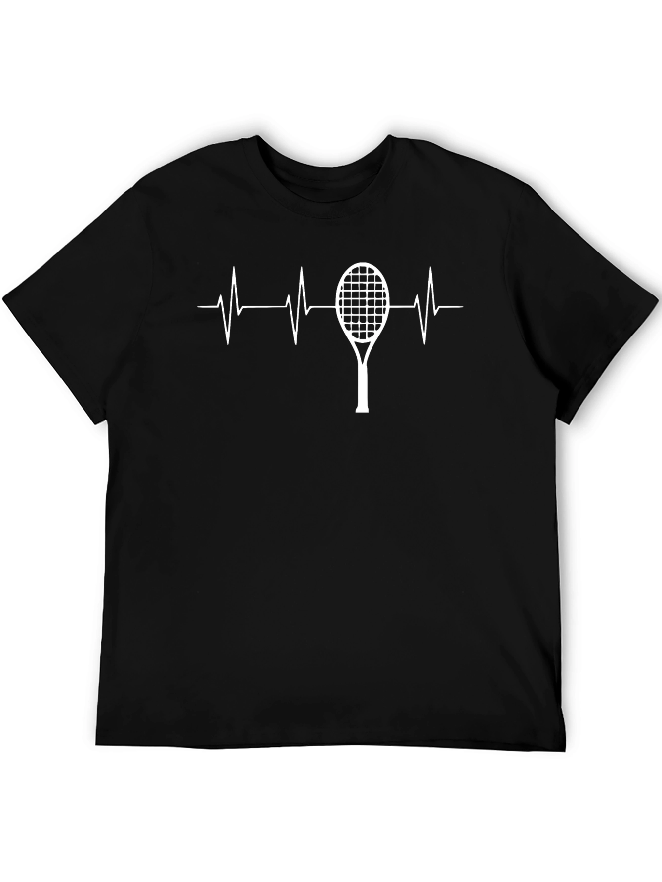 Tennis Heartbeat T-Shirt Funny Tennis Player Tee
