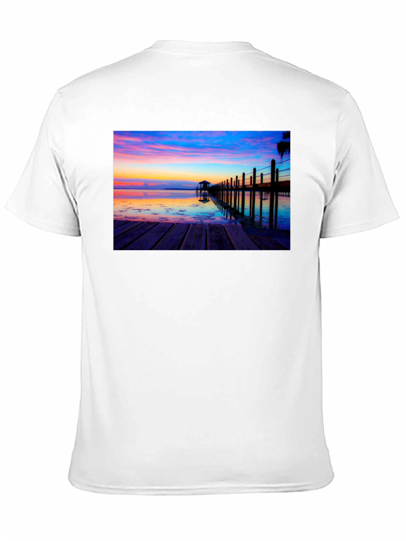 Sunset Pier Graphic Tee - Coastal Vibes
