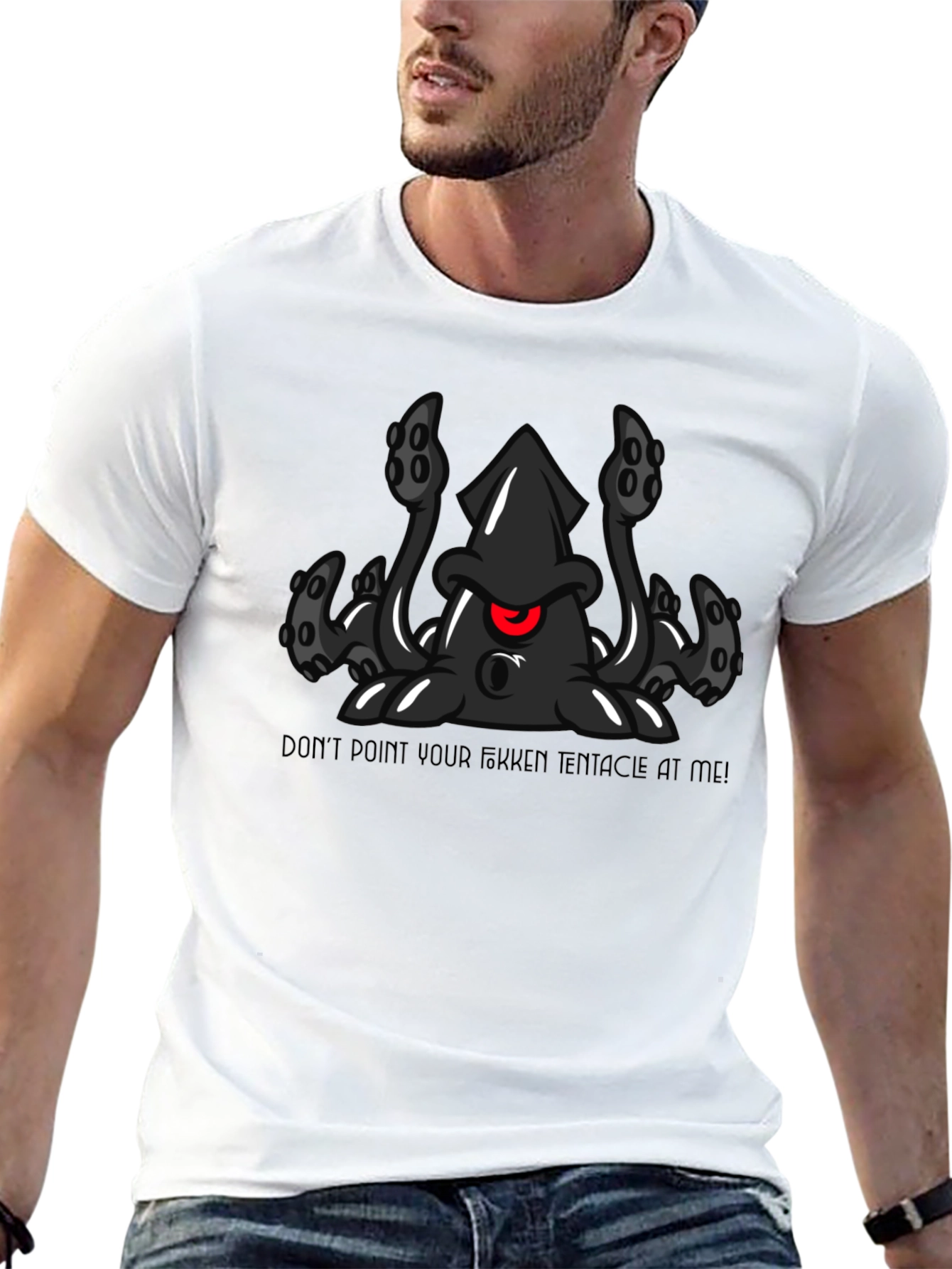 Tentacle Squid Graphic T-Shirt