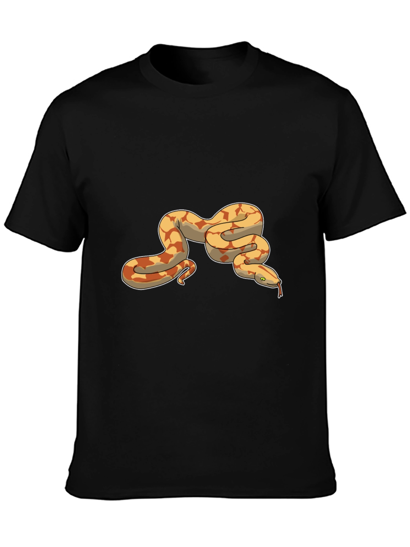 Snake Graphic T-Shirt - Black Tee