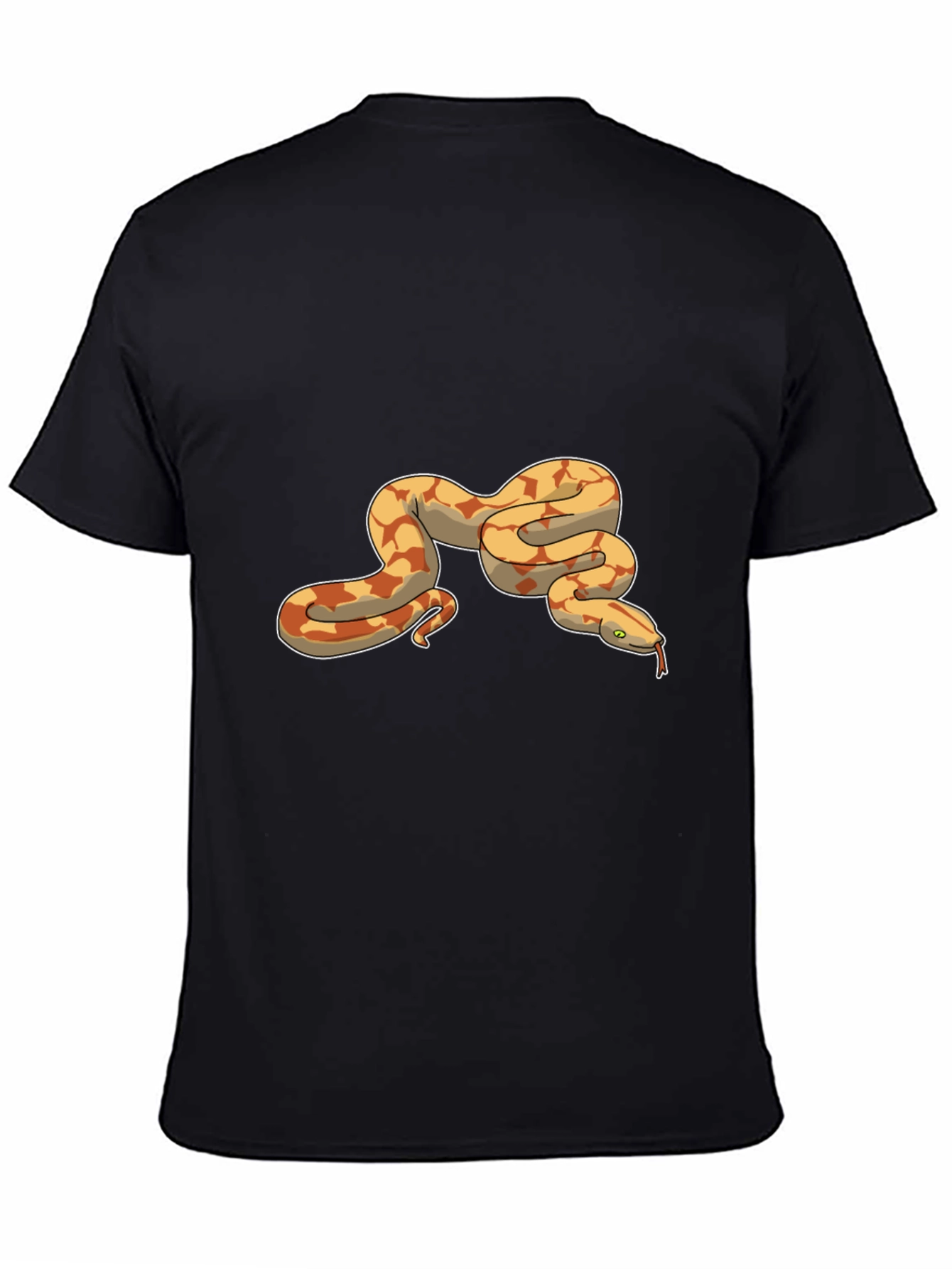 Snake Graphic T-Shirt - Black Tee