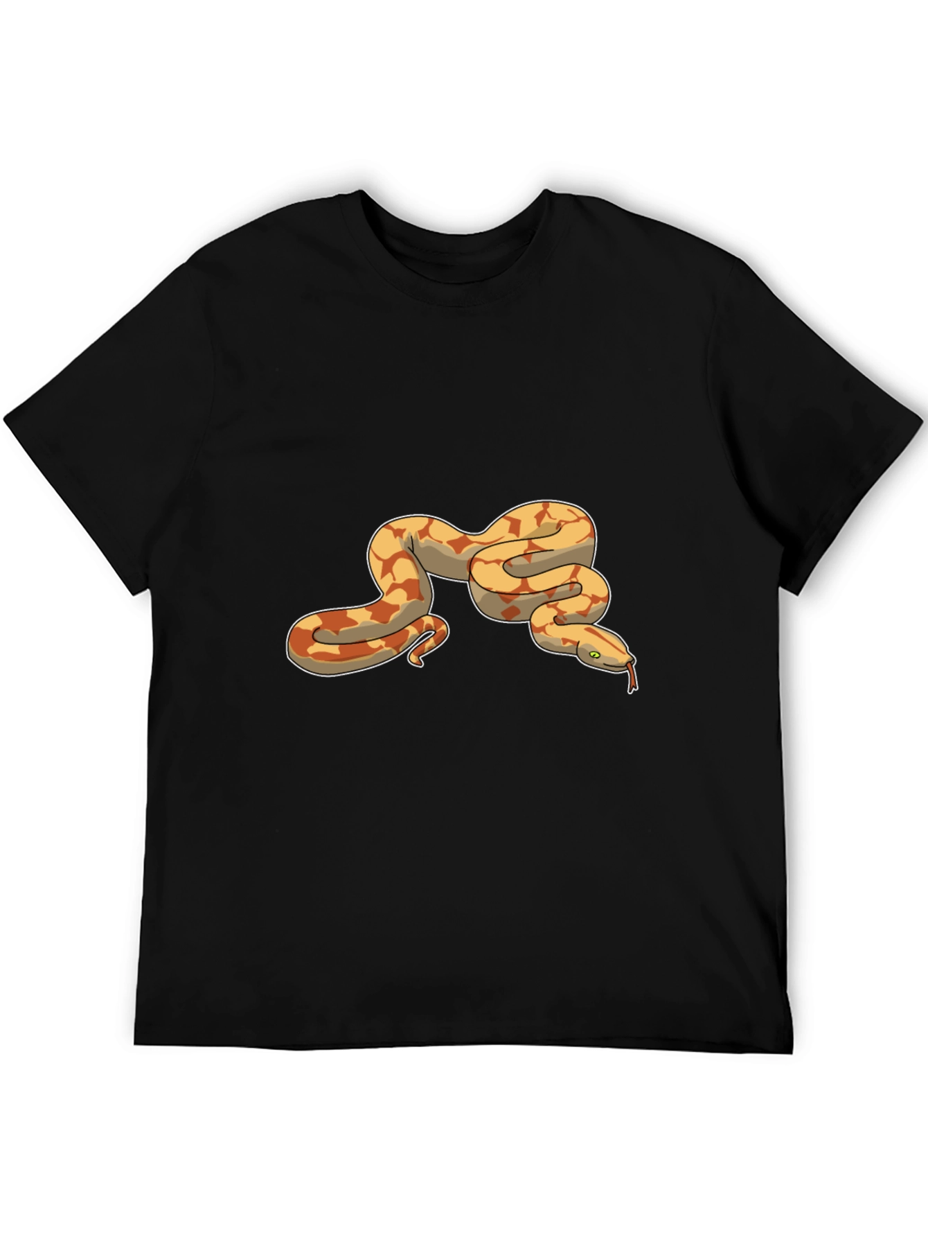 Snake Graphic T-Shirt - Black Tee