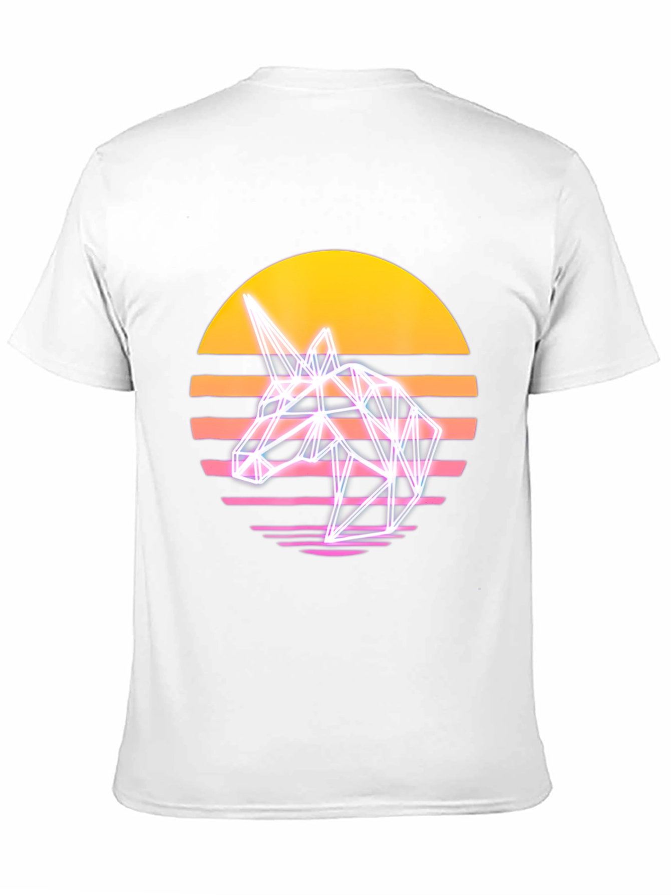Retro Unicorn T-Shirt - Synthwave Style