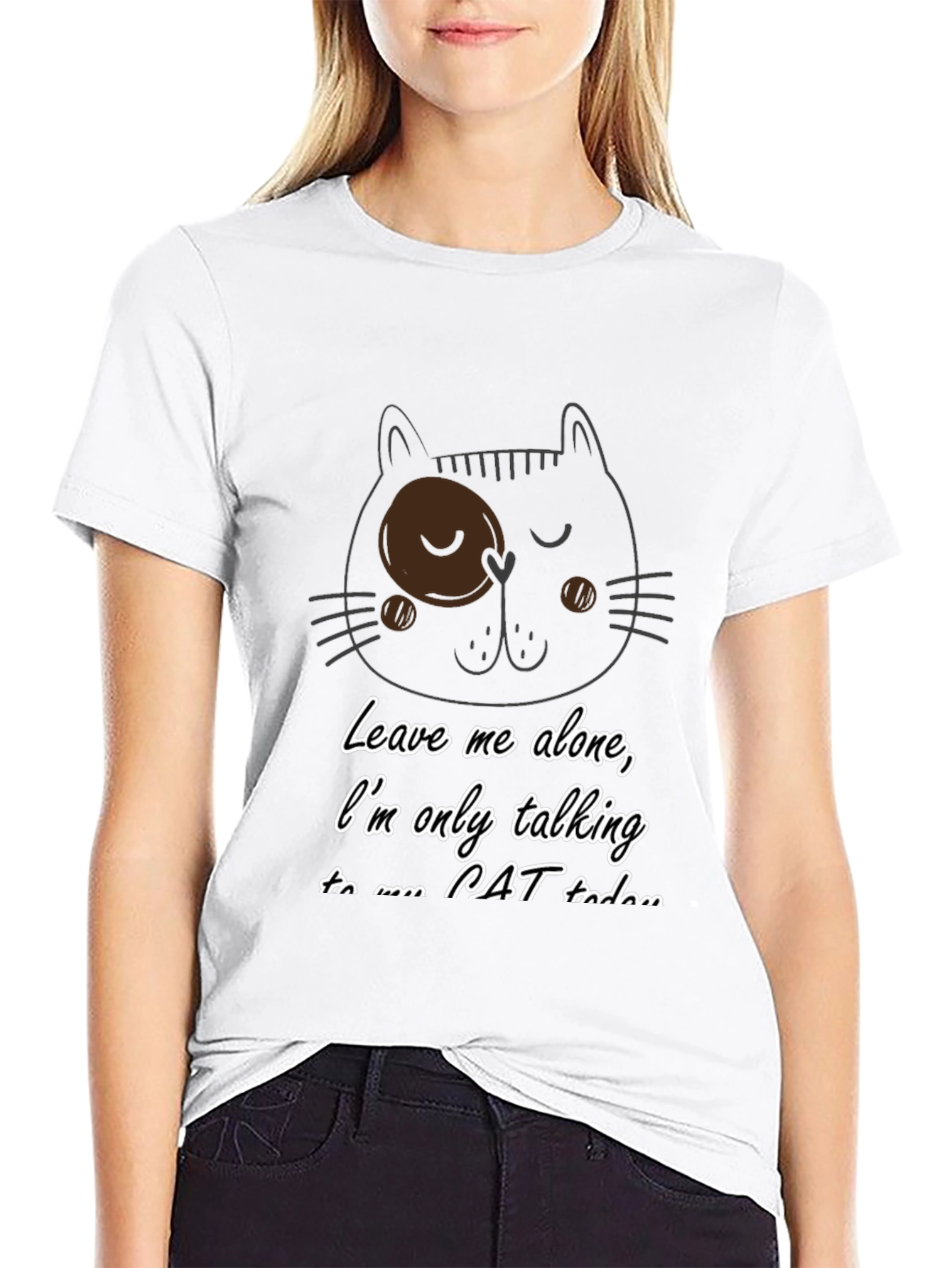Cat Lover T-Shirt - Leave Me Alone