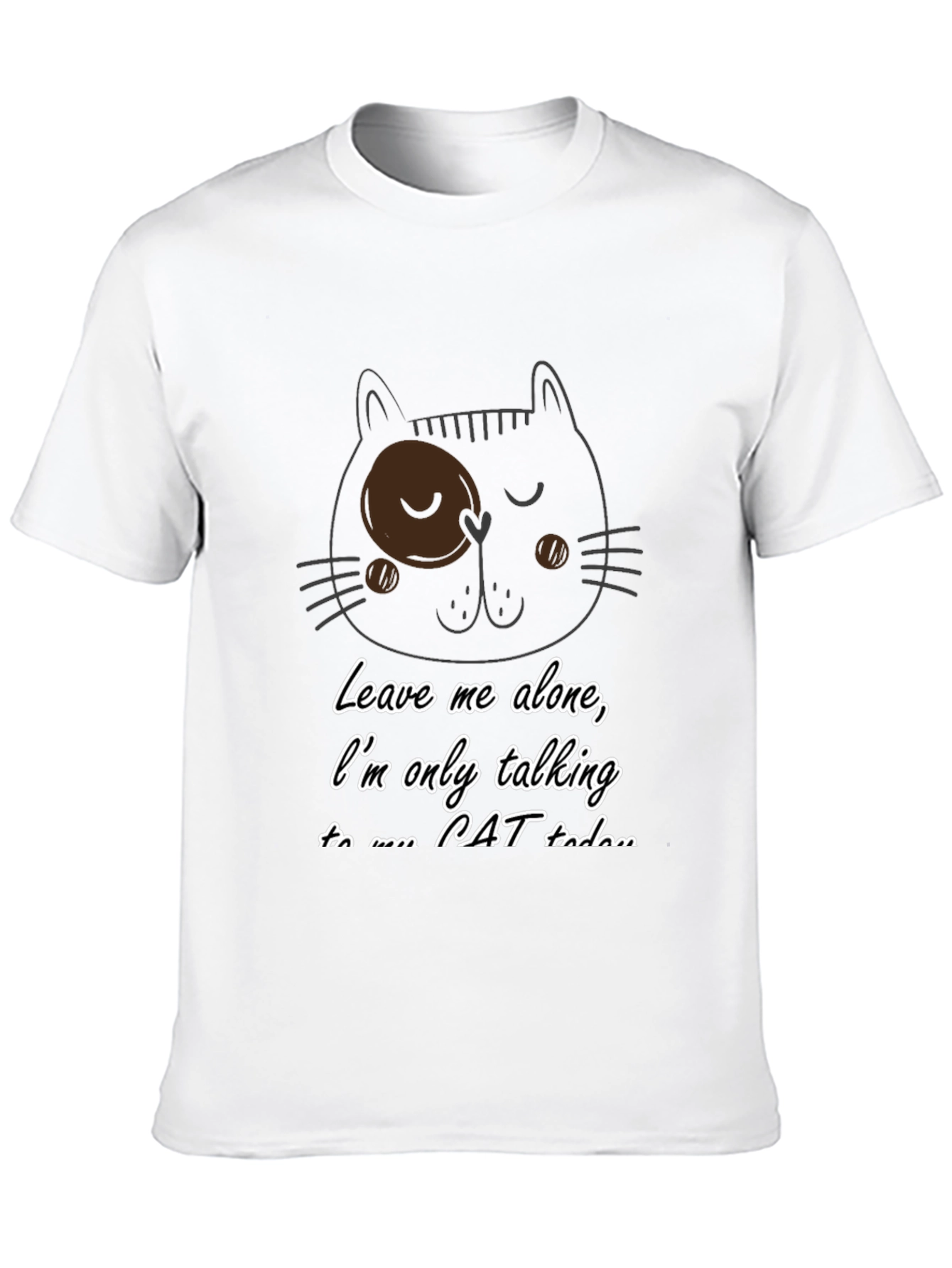 Cat Lover T-Shirt - Leave Me Alone