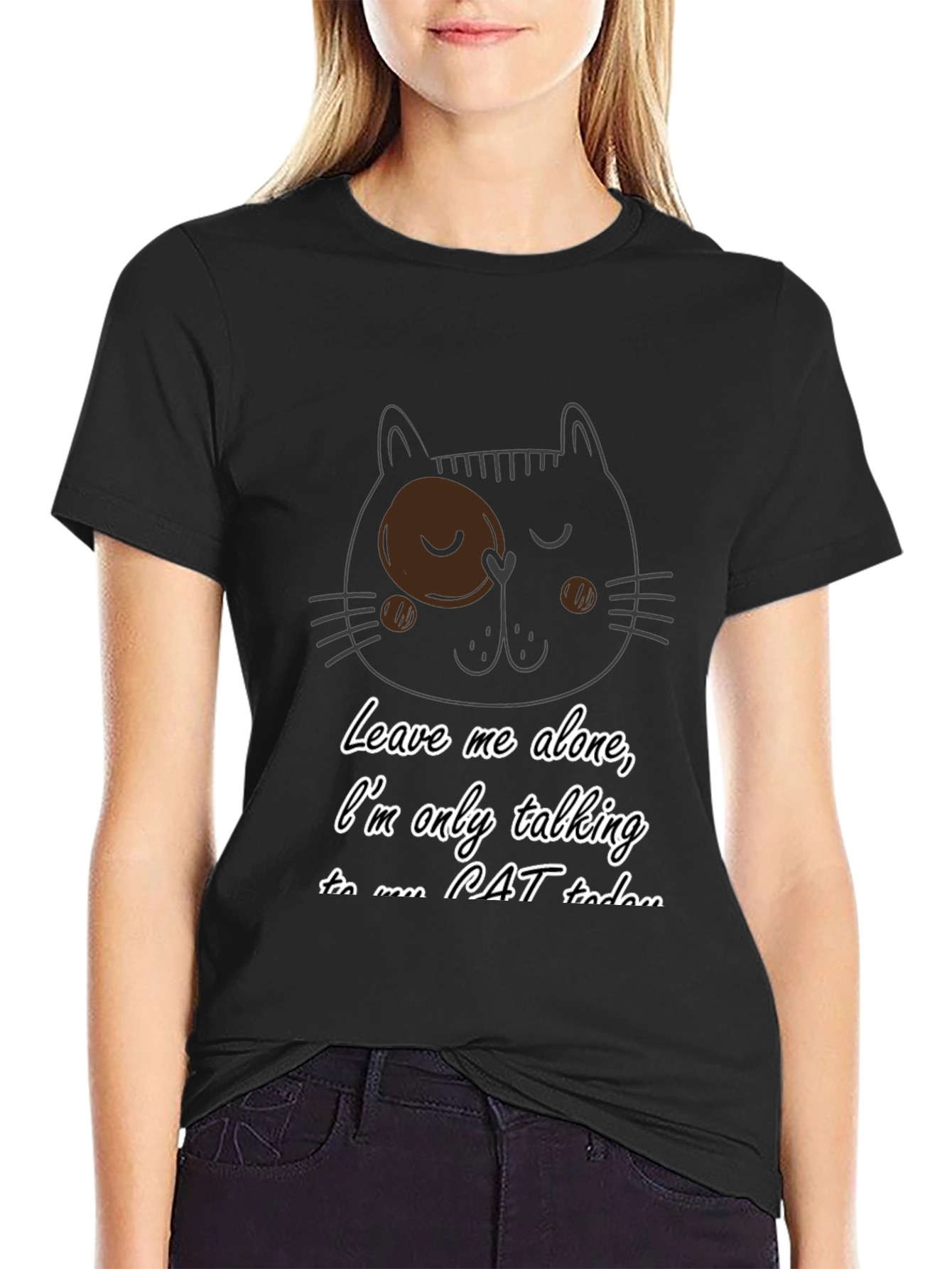 Cat Lover T-Shirt - Leave Me Alone