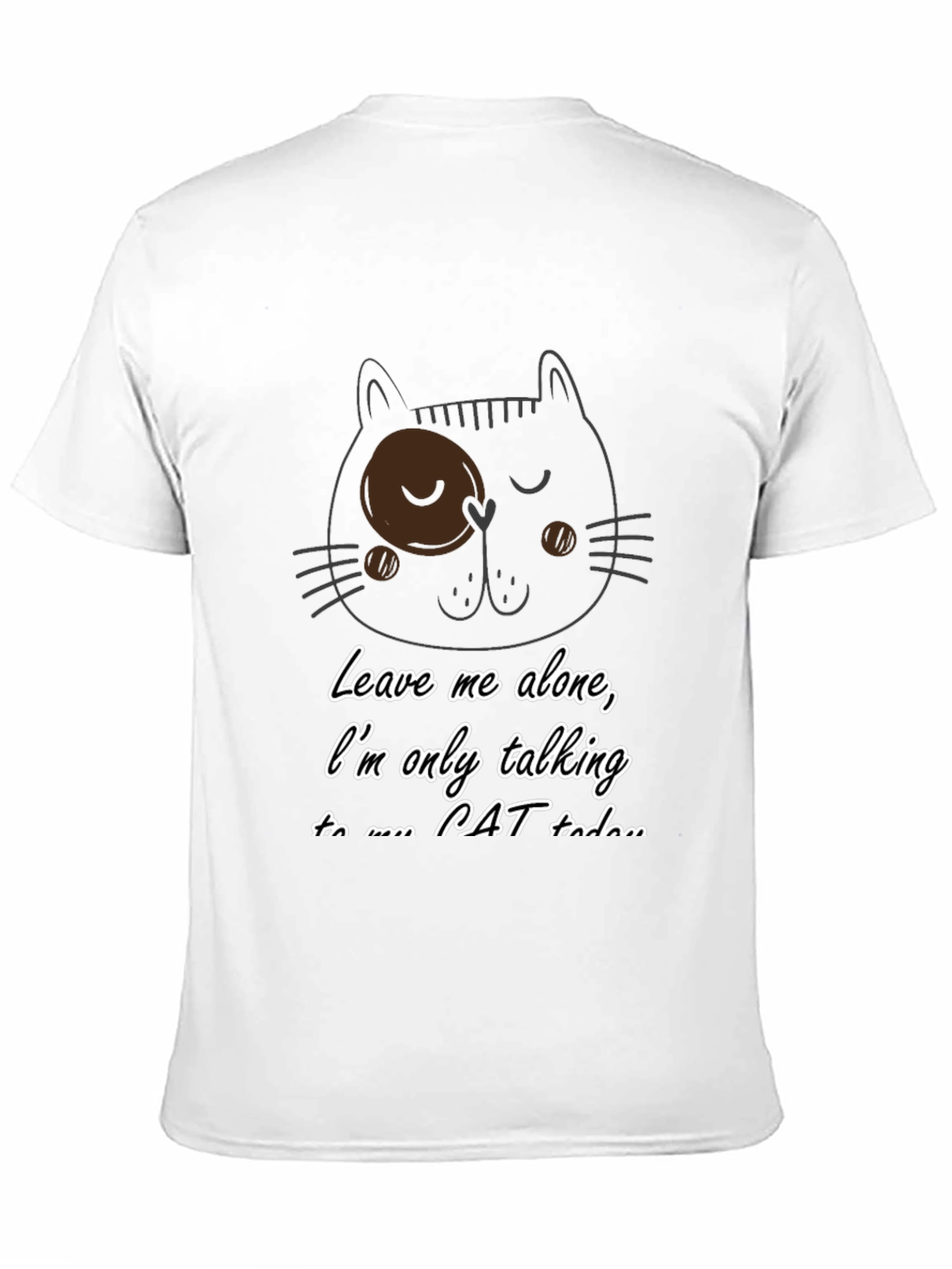 Cat Lover T-Shirt - Leave Me Alone