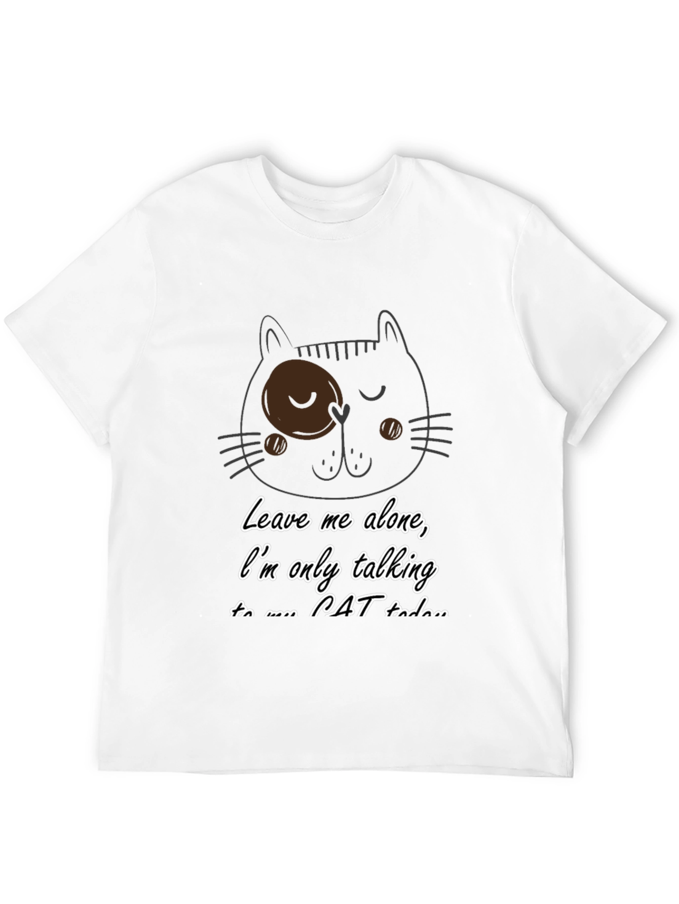 Cat Lover T-Shirt - Leave Me Alone