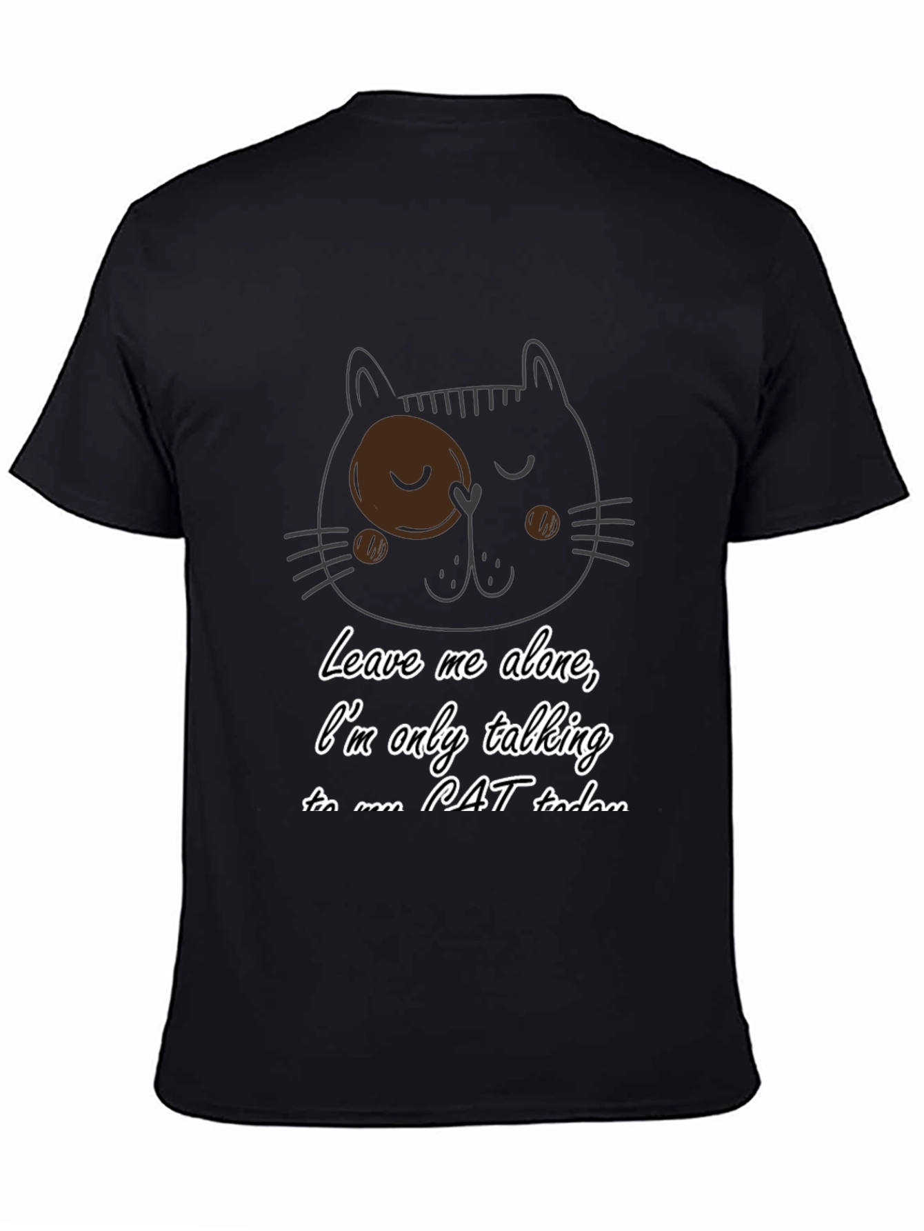 Cat Lover T-Shirt - Leave Me Alone