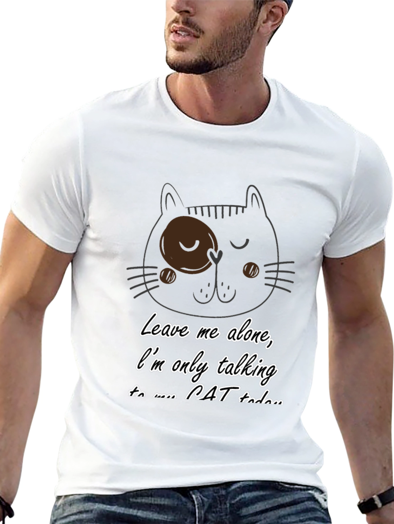 Cat Lover T-Shirt - Leave Me Alone