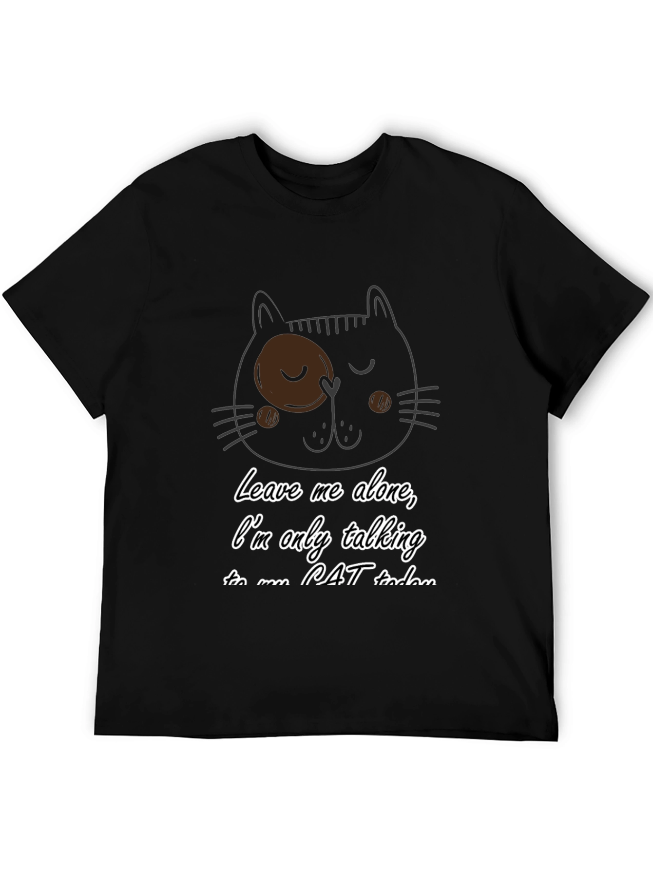 Cat Lover T-Shirt - Leave Me Alone