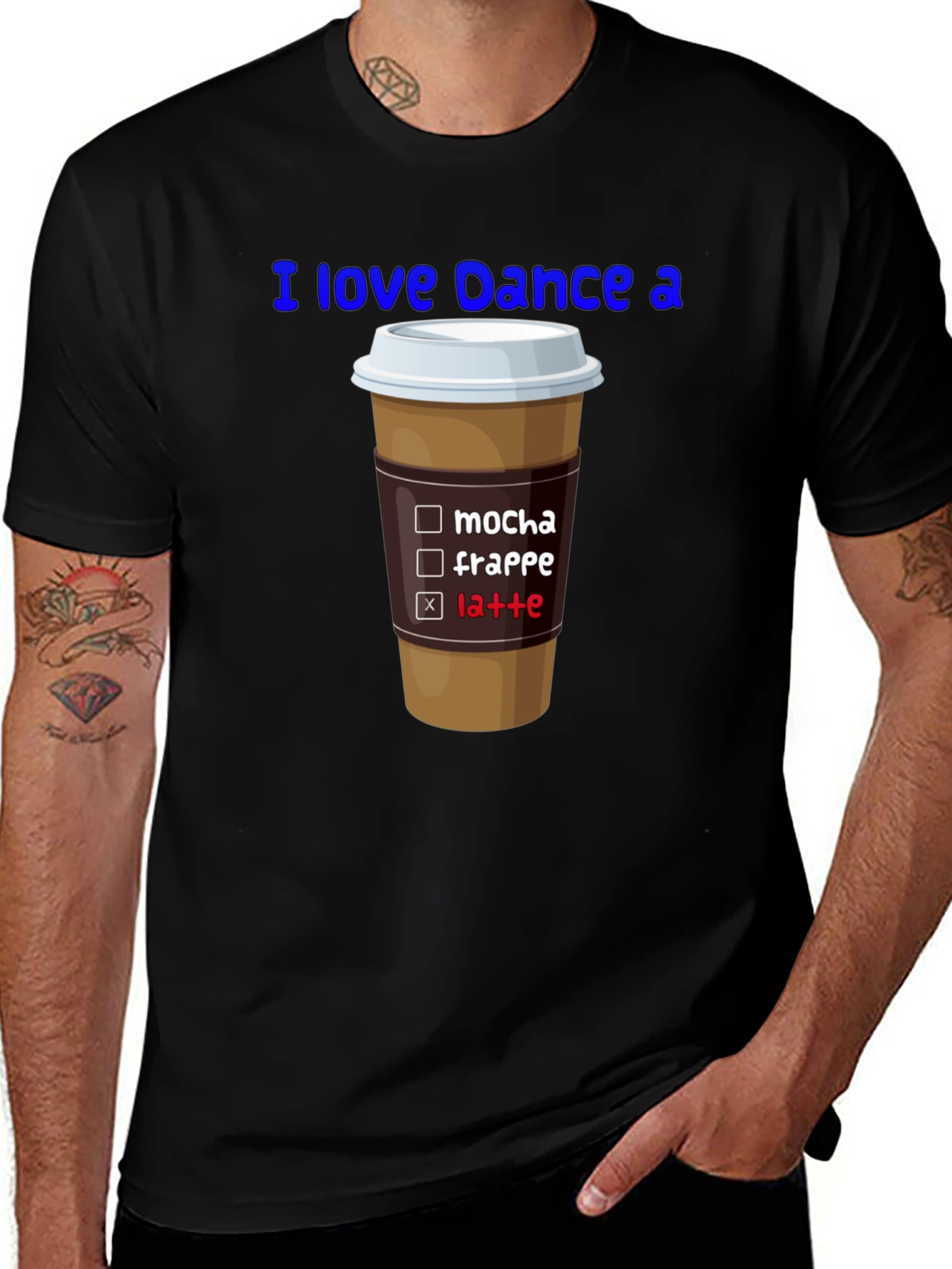 Dance and Latte Graphic Tee