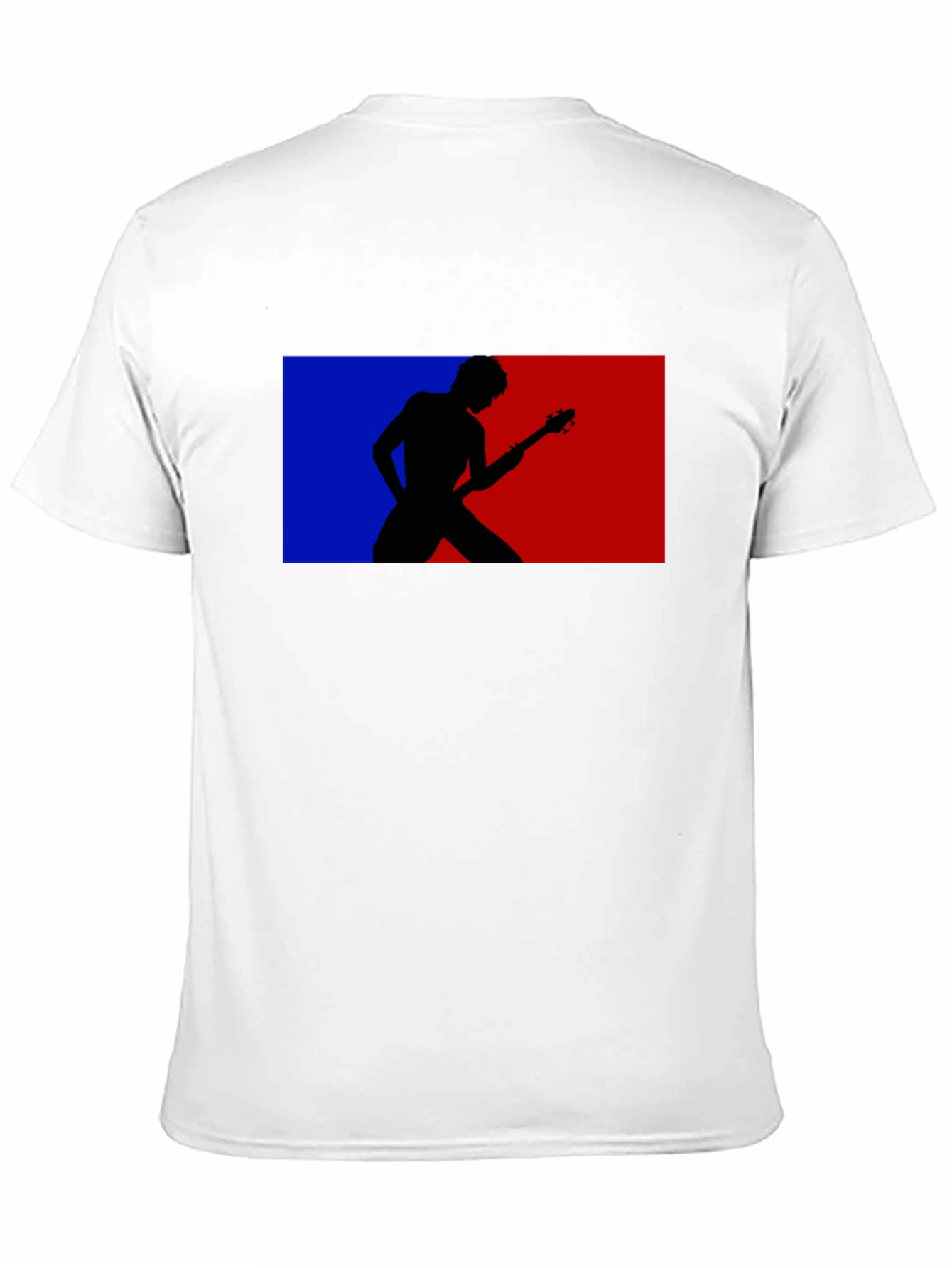 Retro Guitarist Tee - Black Graphic T-Shirt