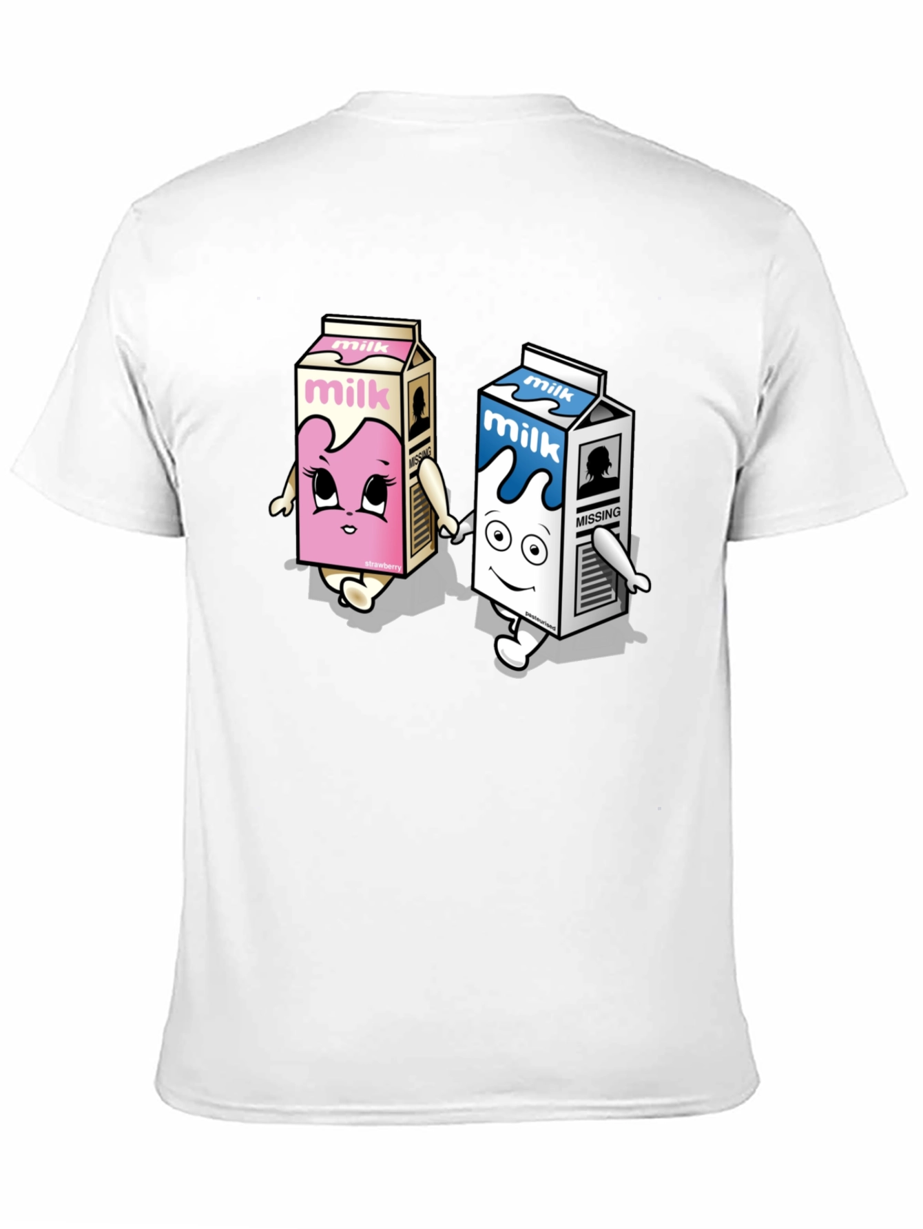 Cartoon Milk Carton Graphic Tee