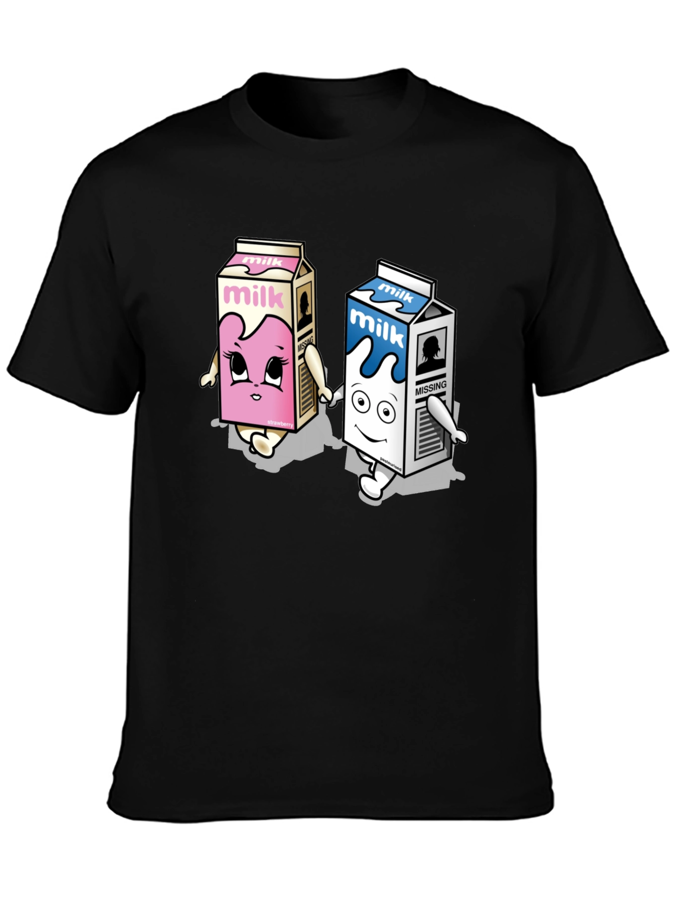 Cartoon Milk Carton Graphic Tee