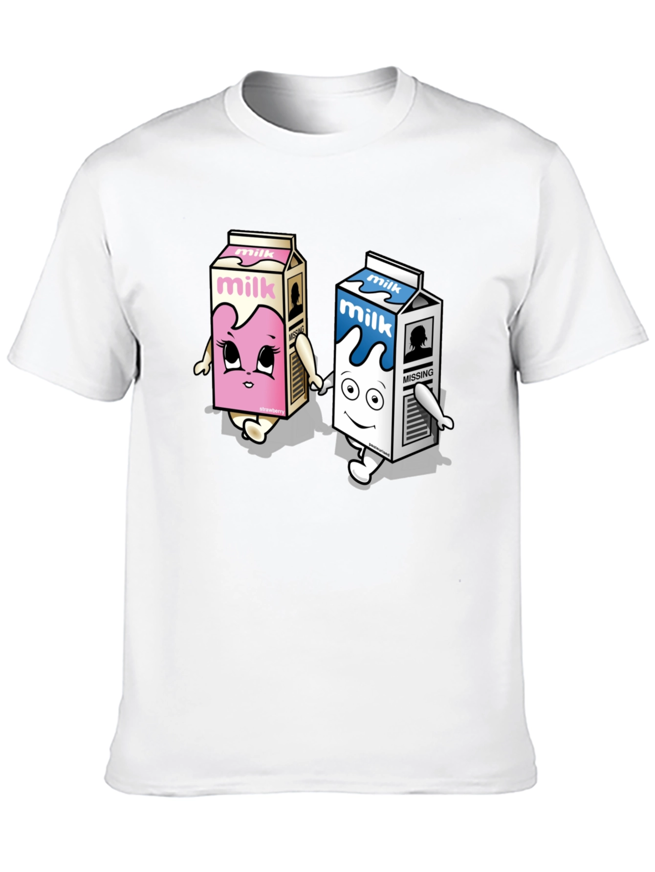 Cartoon Milk Carton Graphic Tee