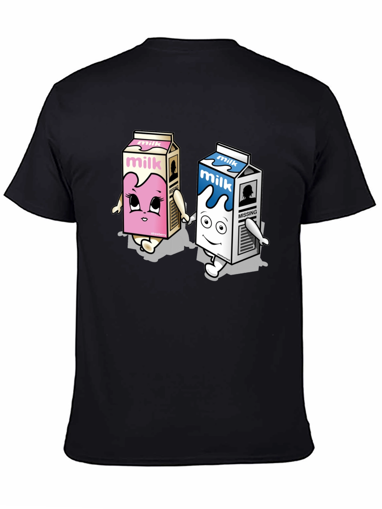 Cartoon Milk Carton Graphic Tee