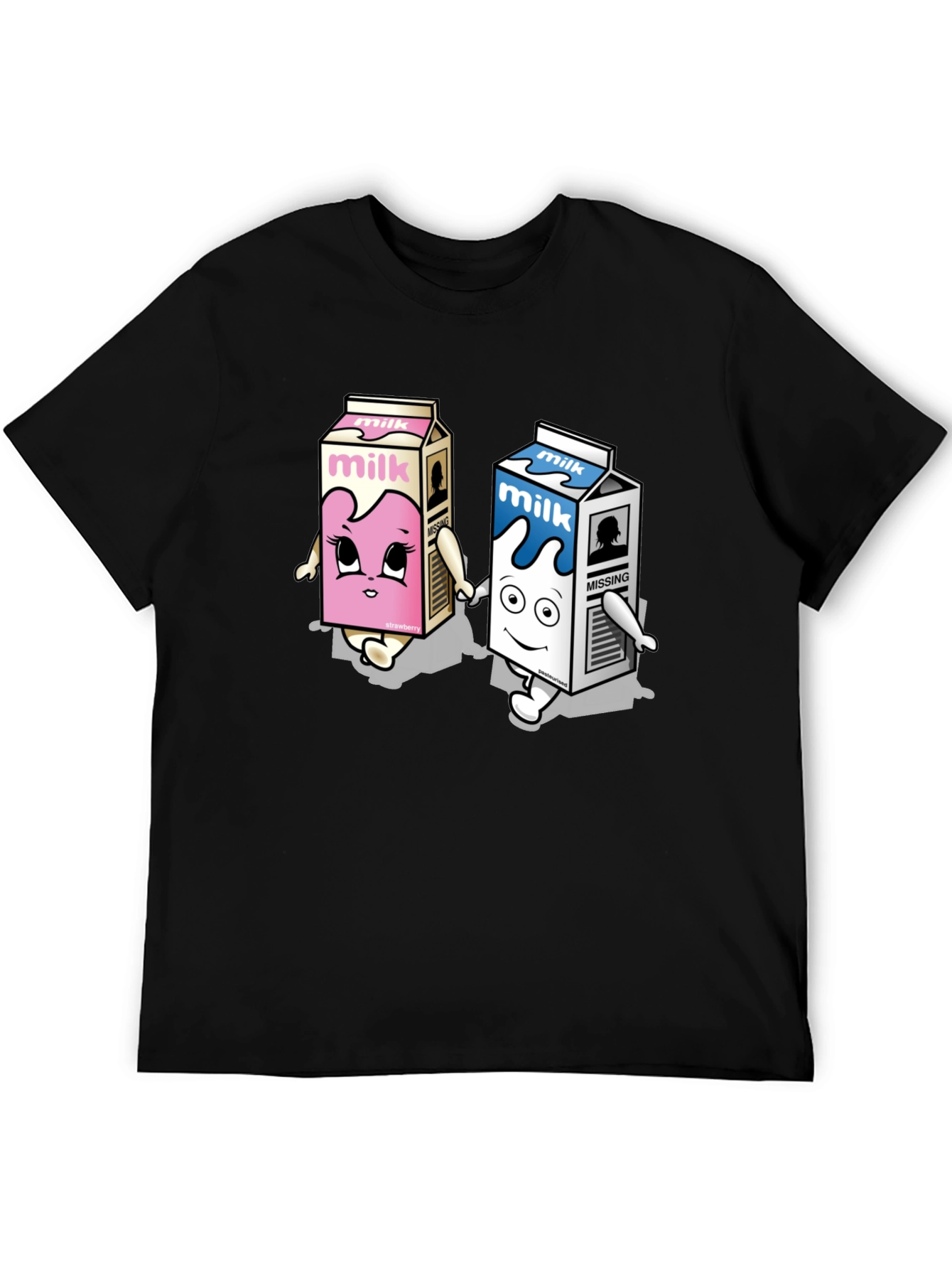 Cartoon Milk Carton Graphic Tee