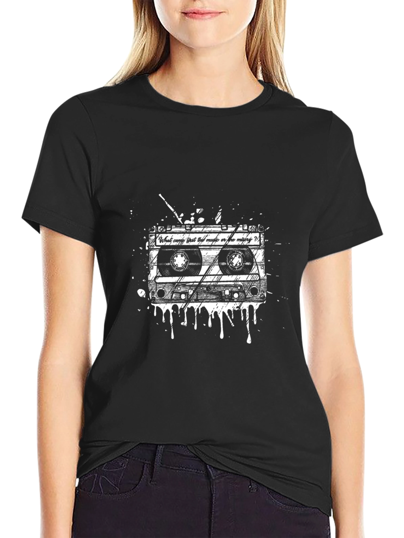 Retro Cassette Tape Graphic T-Shirt