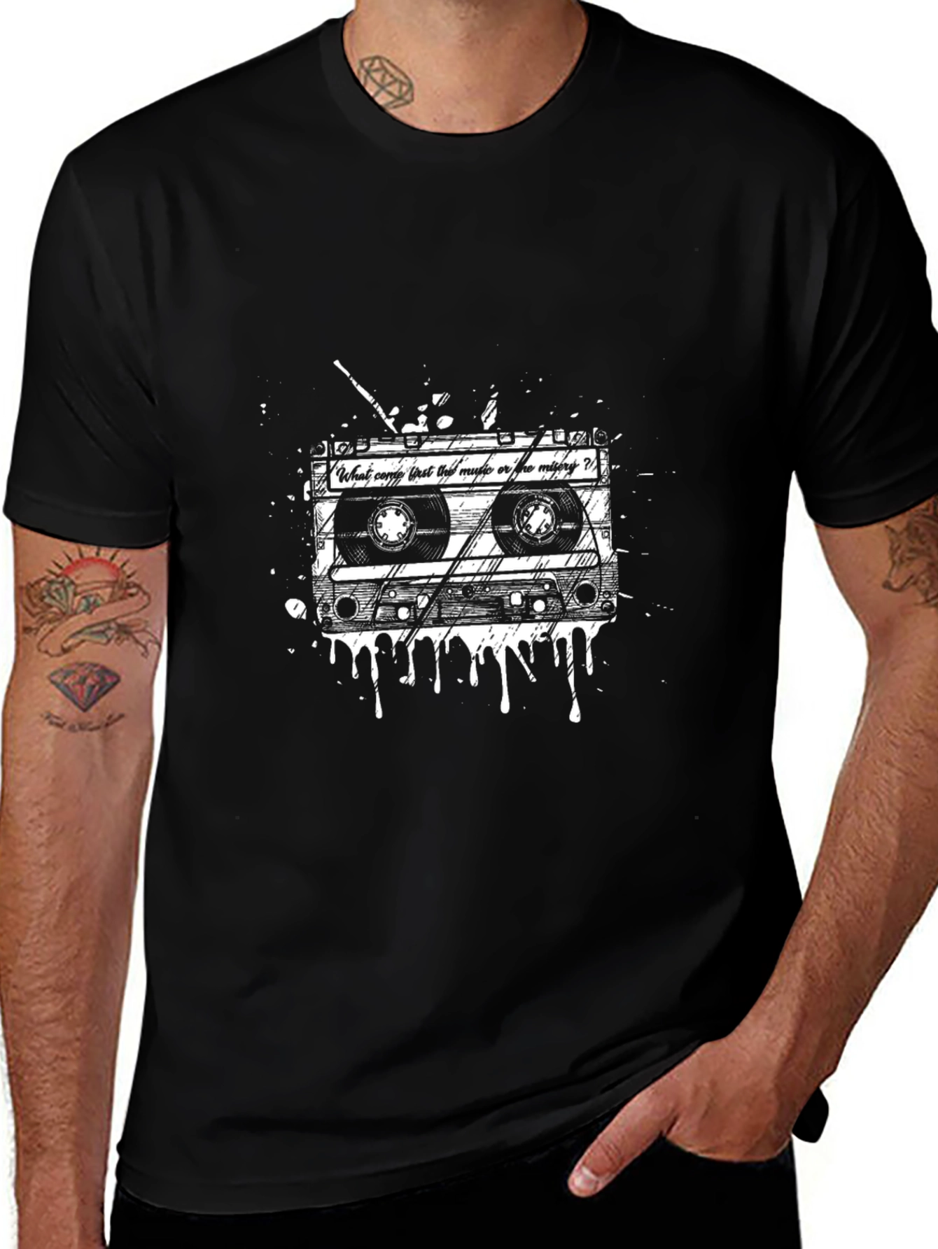 Retro Cassette Tape Graphic T-Shirt