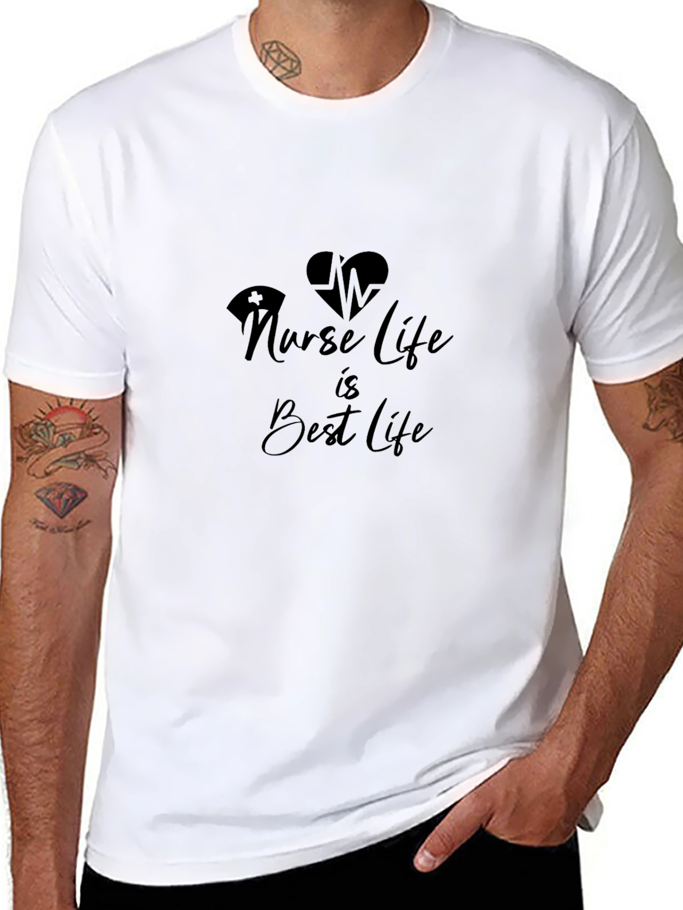 Nurse Life Best Life Black T-Shirt