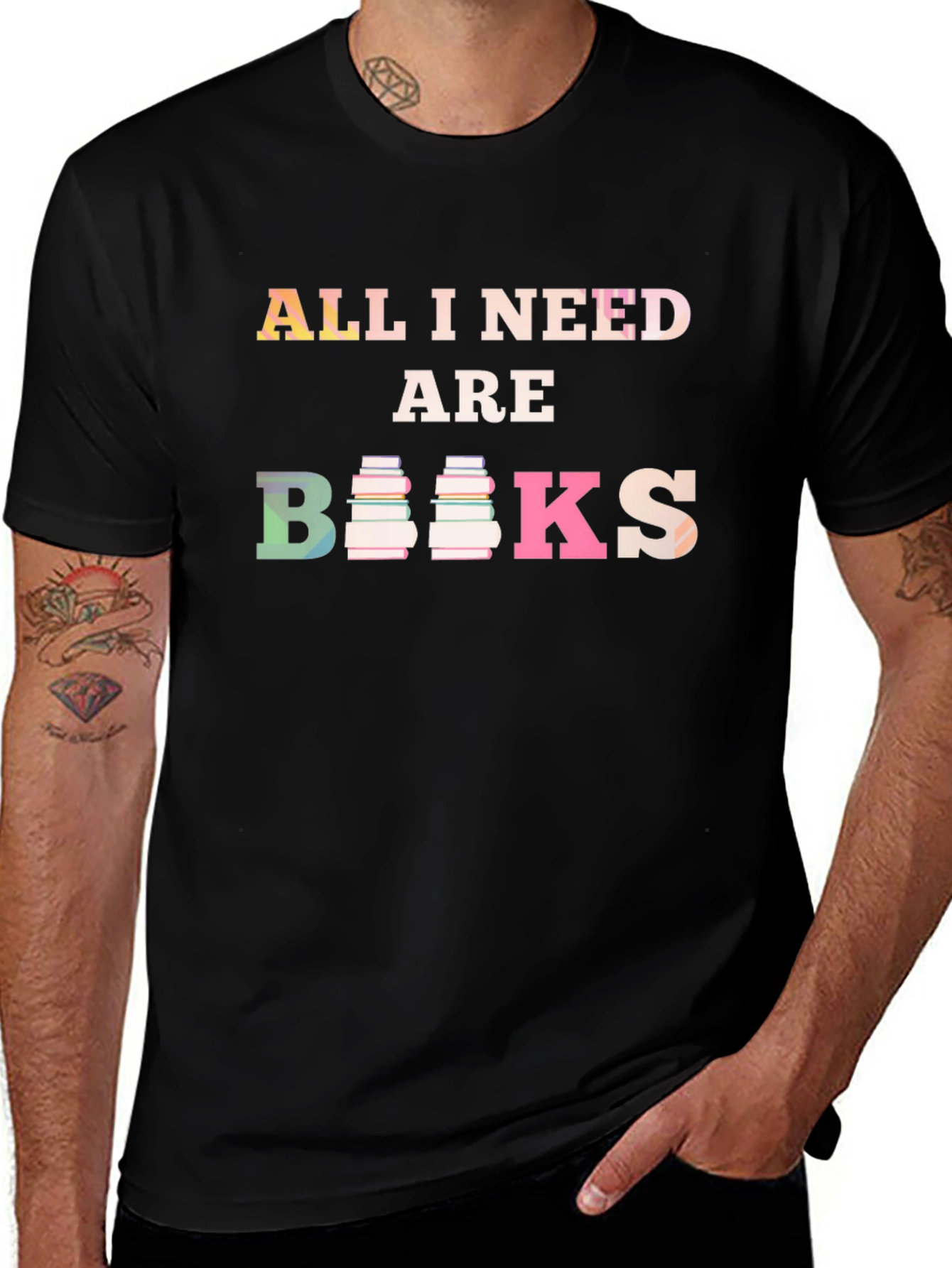 All I Need are Books Graphic T-Shirt