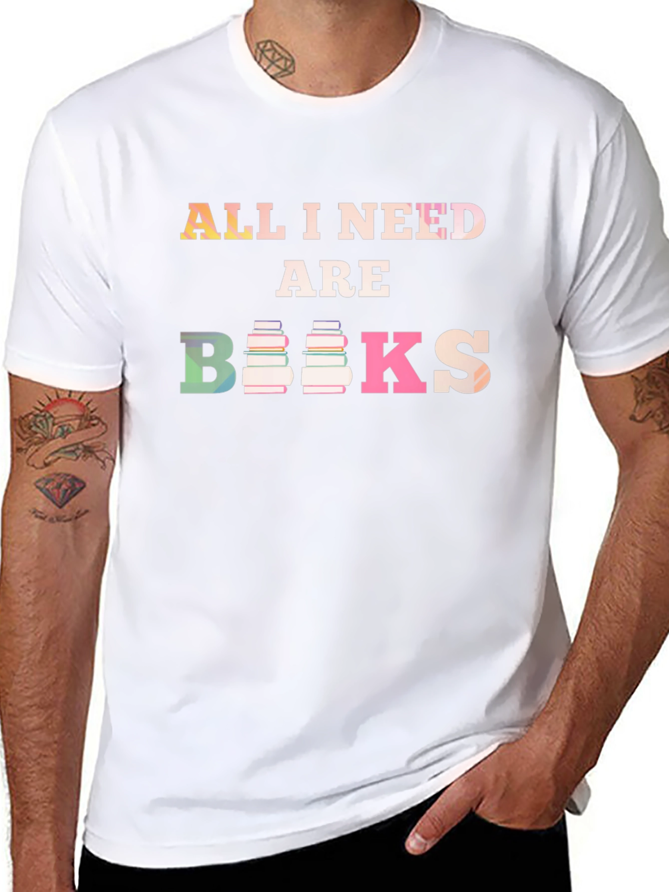 All I Need are Books Graphic T-Shirt