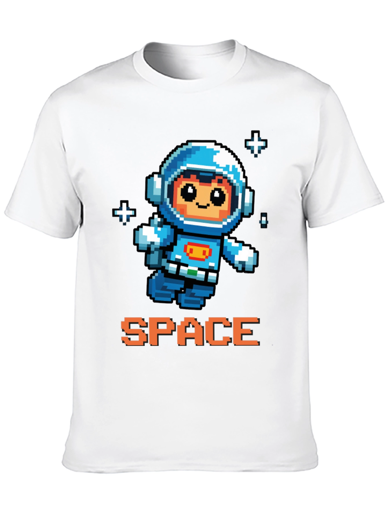 Pixel Astronaut Graphic Tee - Space Adventure Shirt