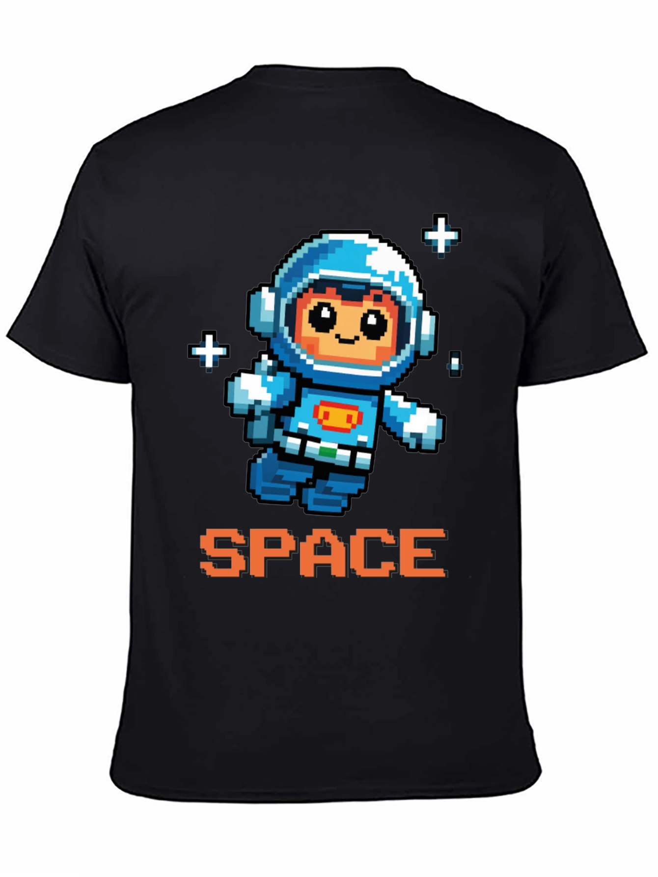 Pixel Astronaut Graphic Tee - Space Adventure Shirt