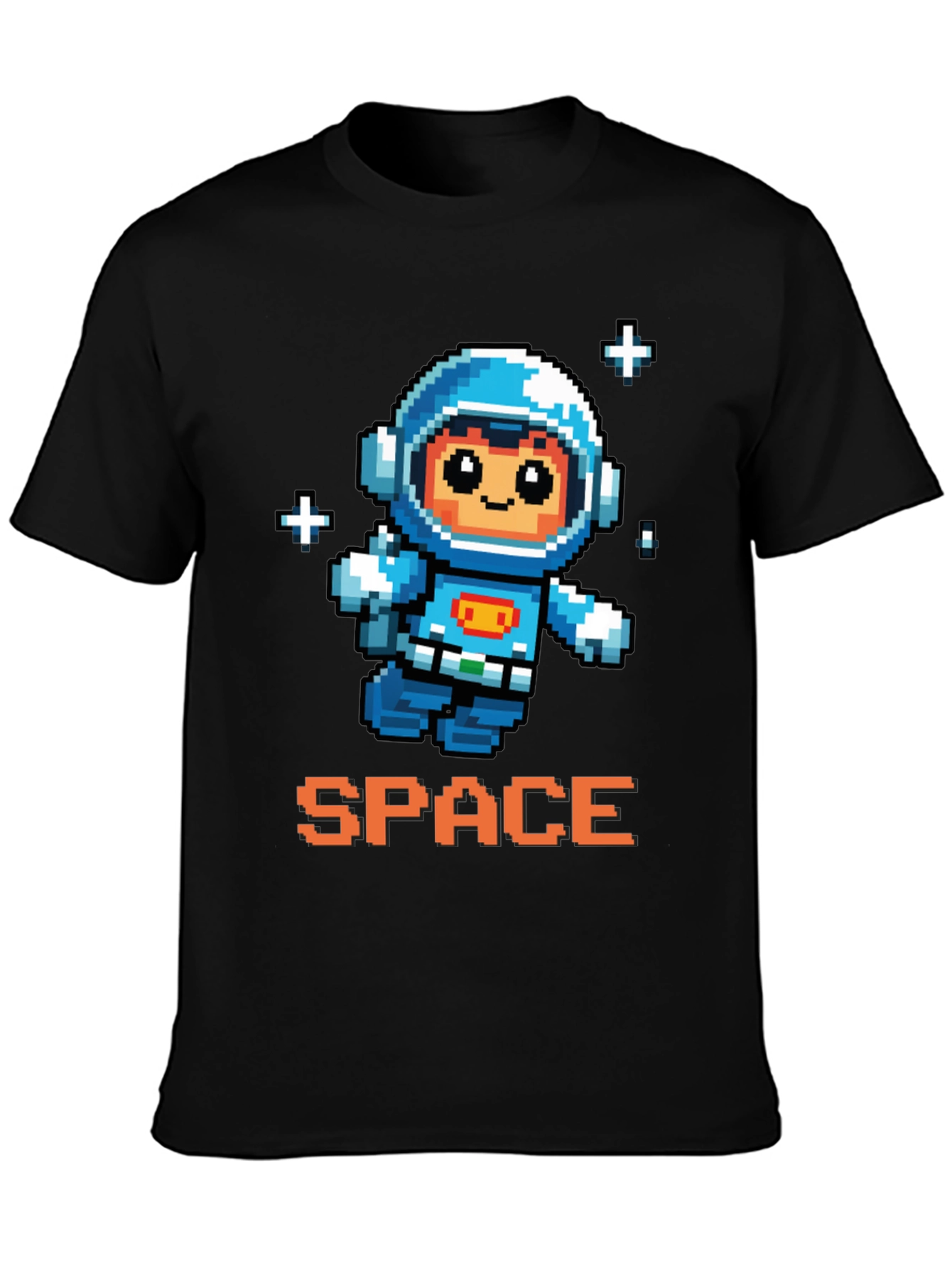 Pixel Astronaut Graphic Tee - Space Adventure Shirt